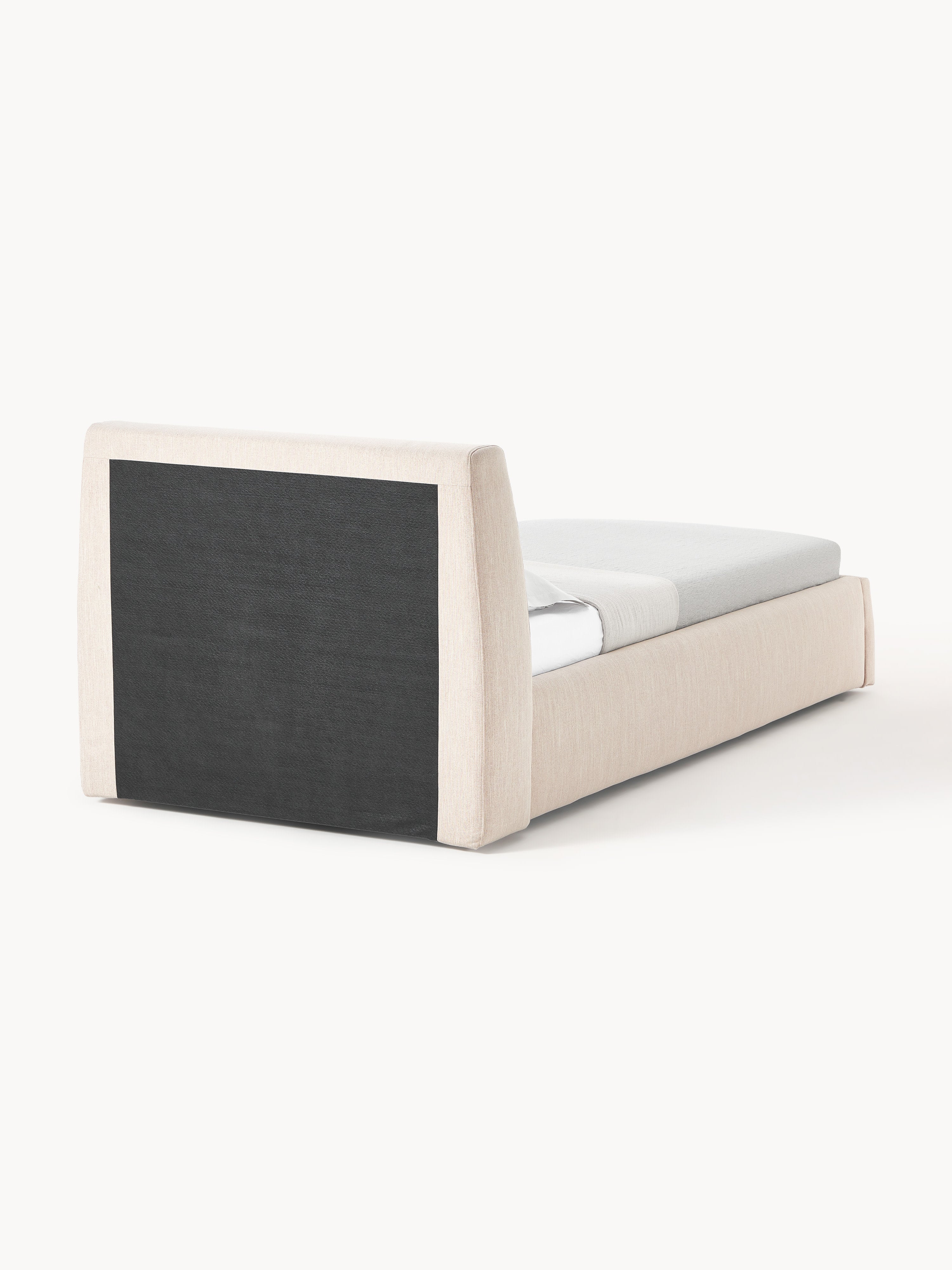 Gepolstertes Einzelbett Cloud mit Stauraum