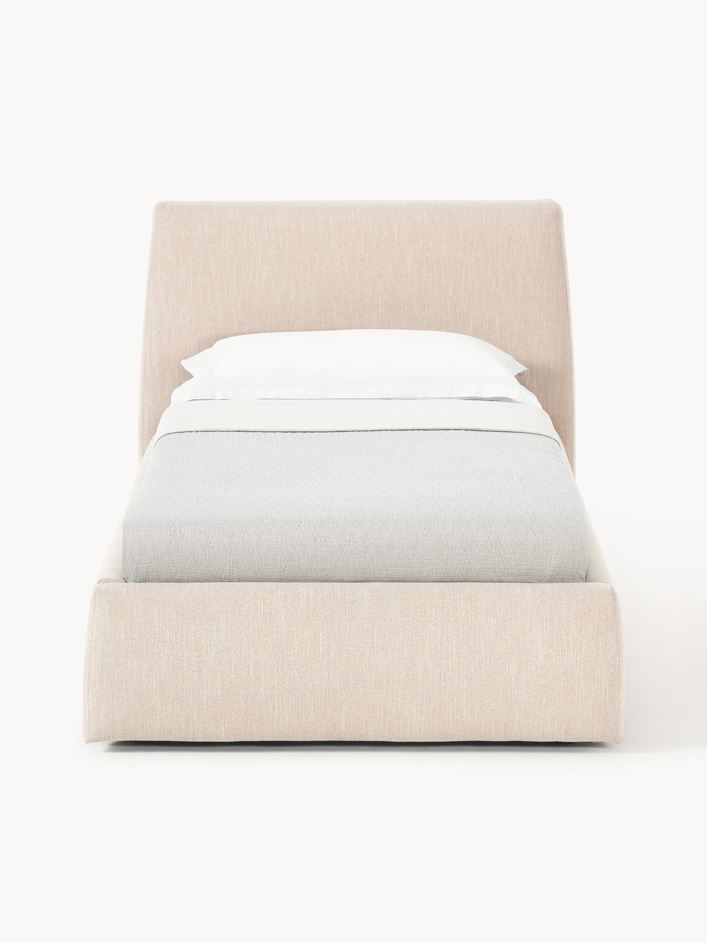 Gepolstertes Einzelbett Cloud mit Stauraum
