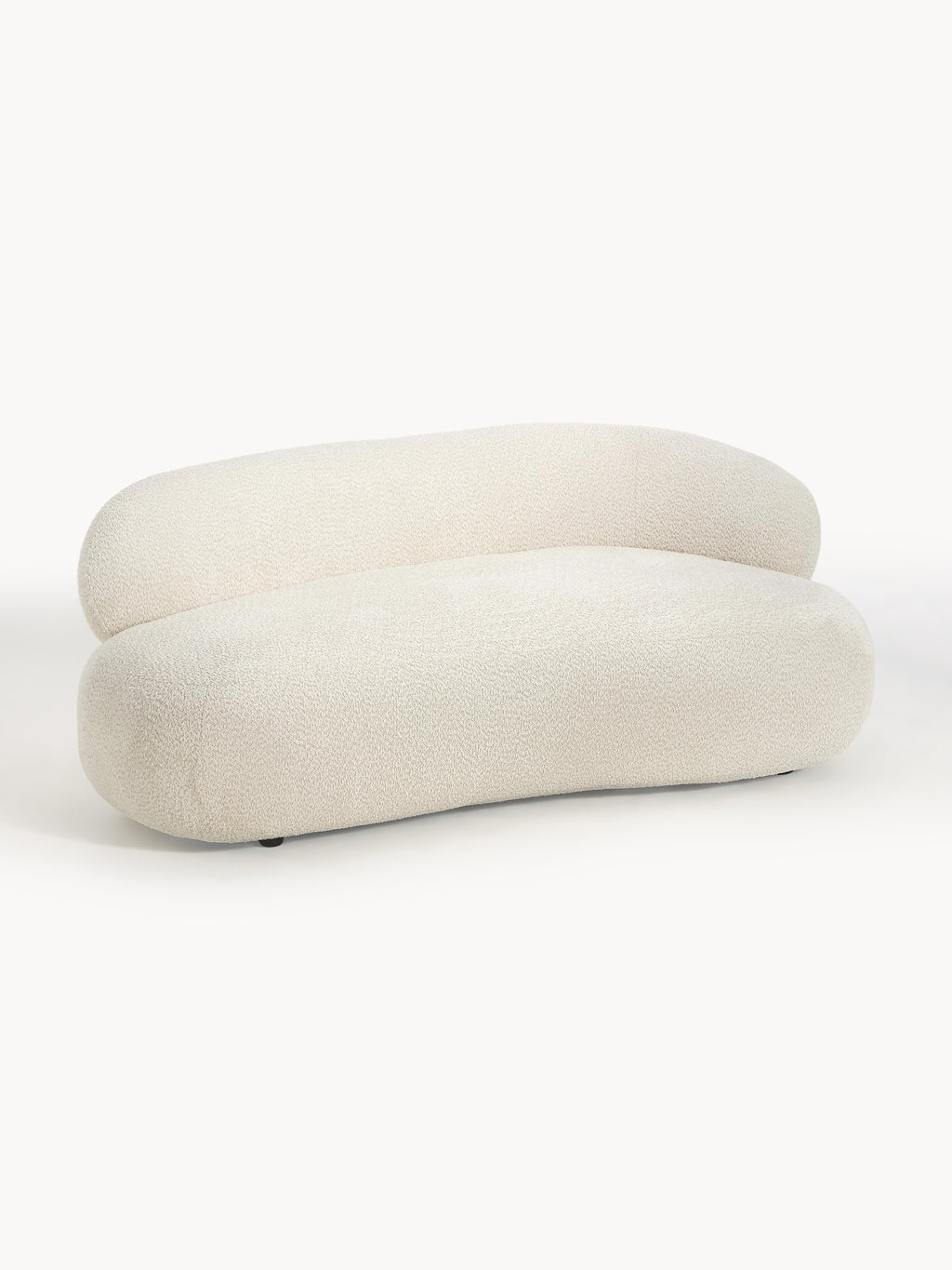 Sofa Alba (2-Sitzer) aus Teddy-Bouclé