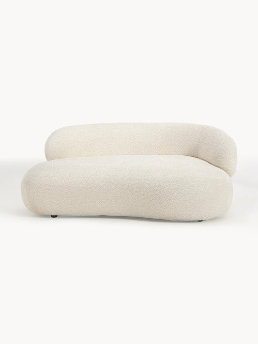 Galeriebild 1 - Sofa Alba (2-Sitzer) aus Teddy-Bouclé