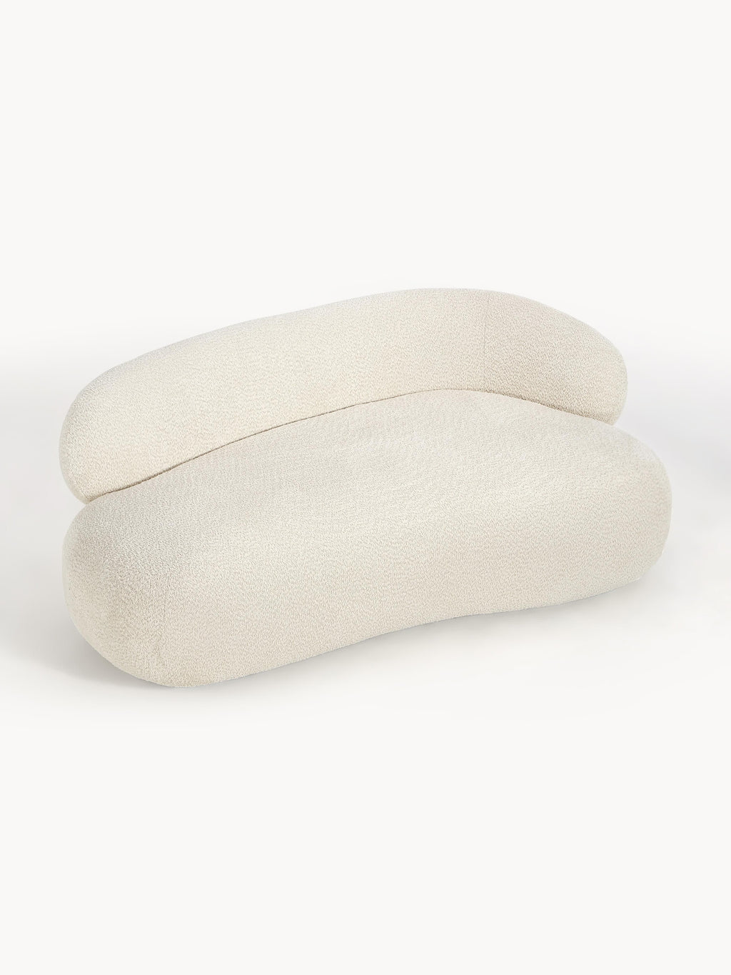 Sofa Alba (2-Sitzer) aus Teddy-Bouclé