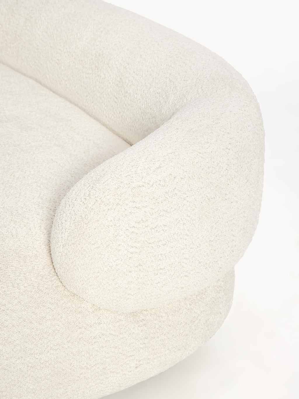 Sofa Alba (2-Sitzer) aus Teddy-Bouclé