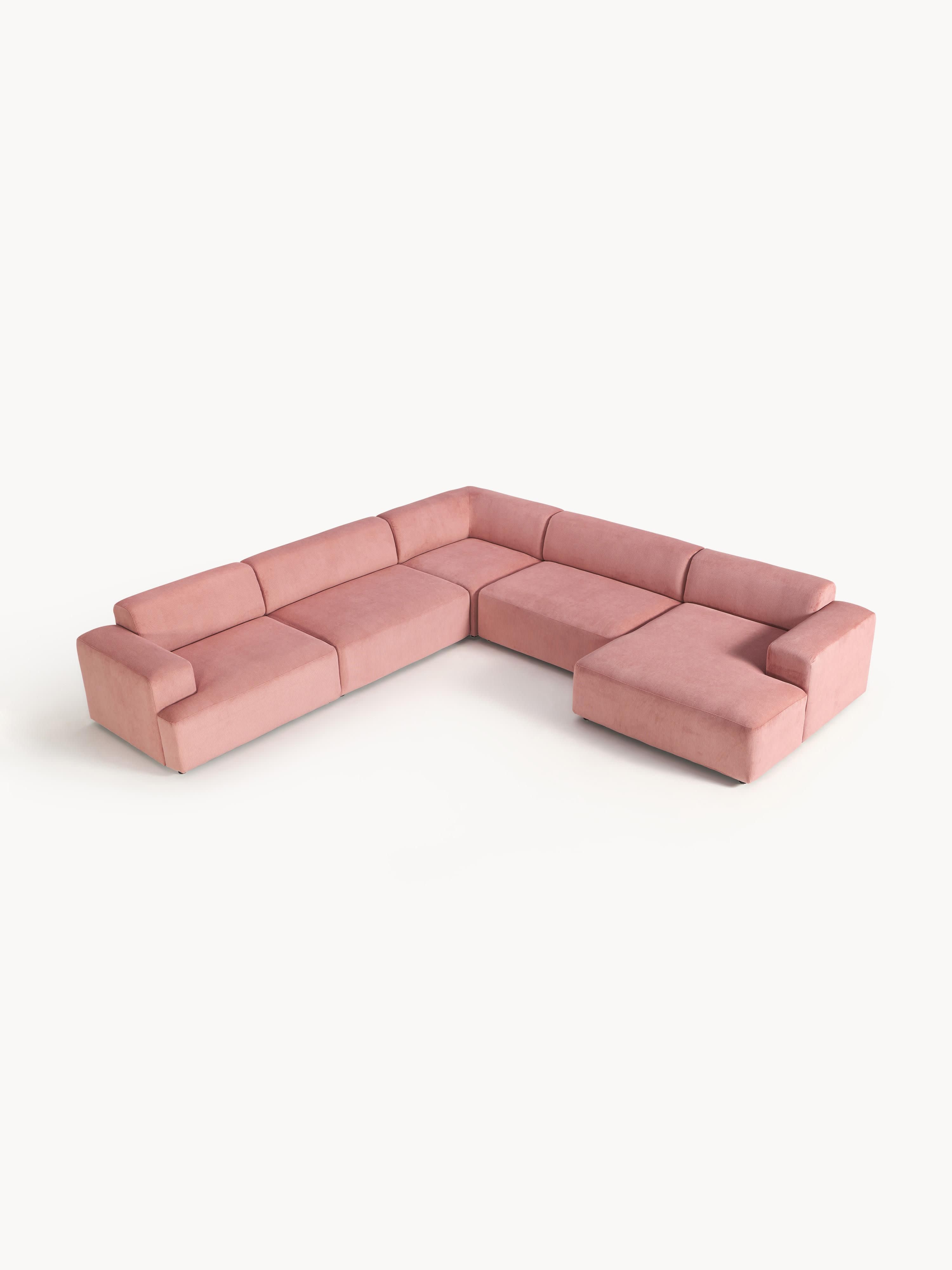 XL Cord-Ecksofa Melva