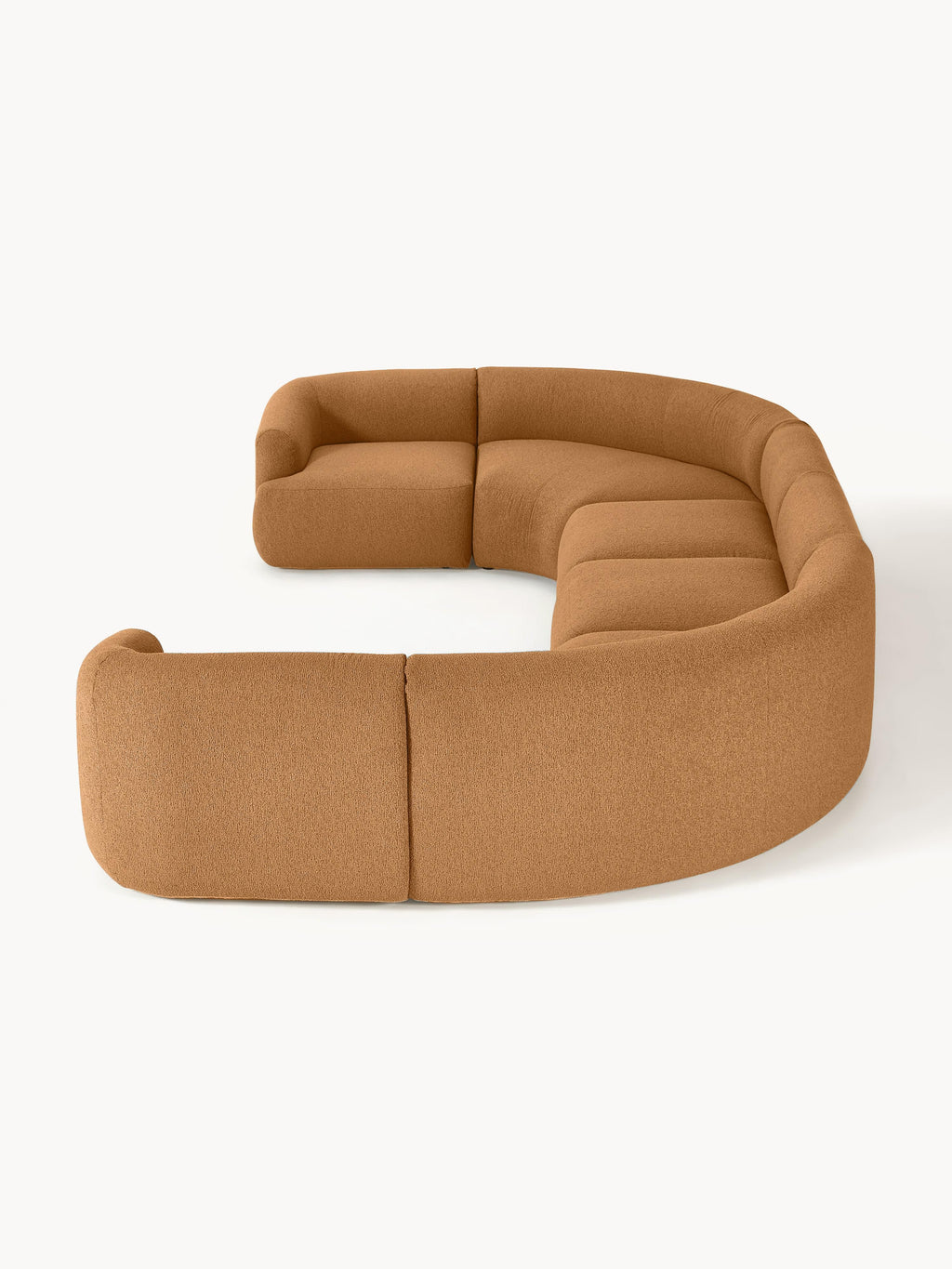 Modulares Bouclé-XL-Sofa Sofia