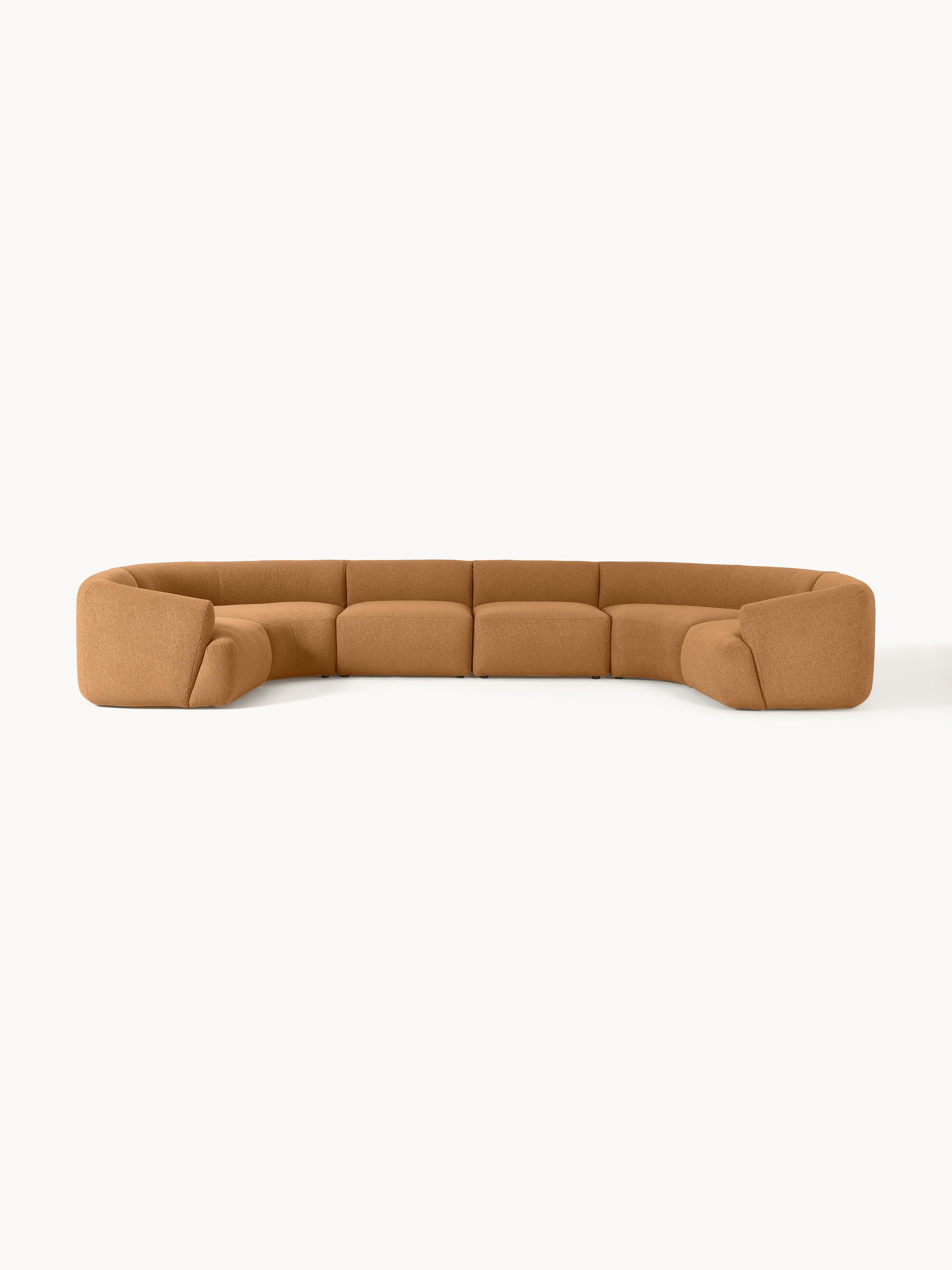 Modulares Bouclé-XL-Sofa Sofia