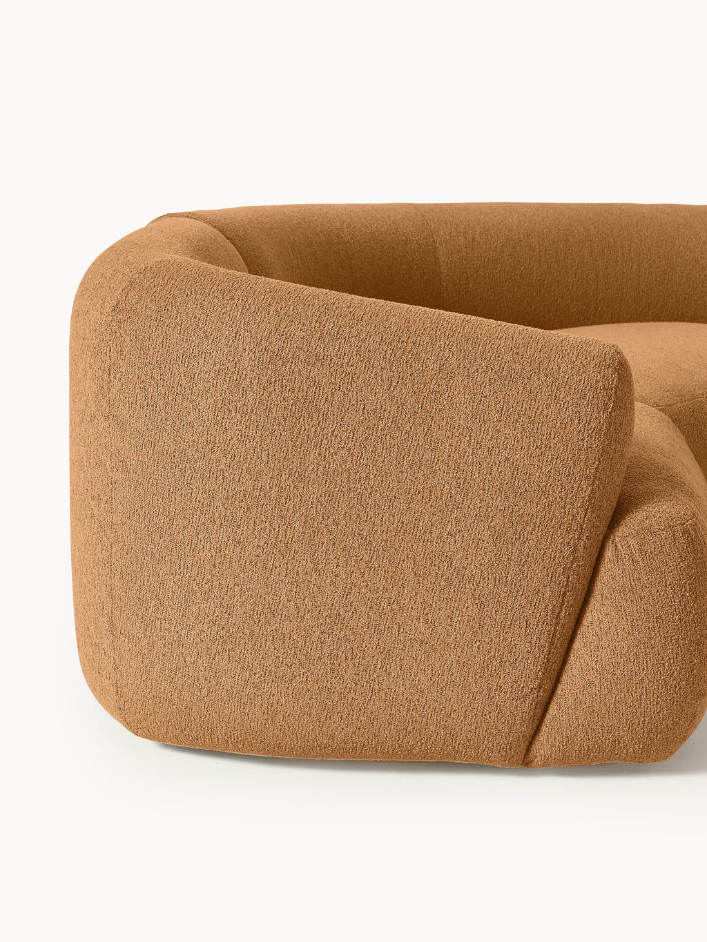 Modulares Bouclé-XL-Sofa Sofia