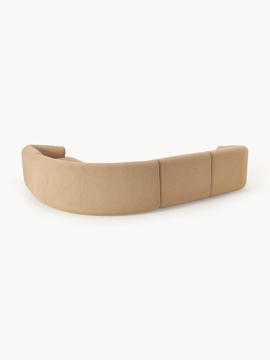 Modulares Bouclé-Ecksofa Sofia (4-Sitzer)