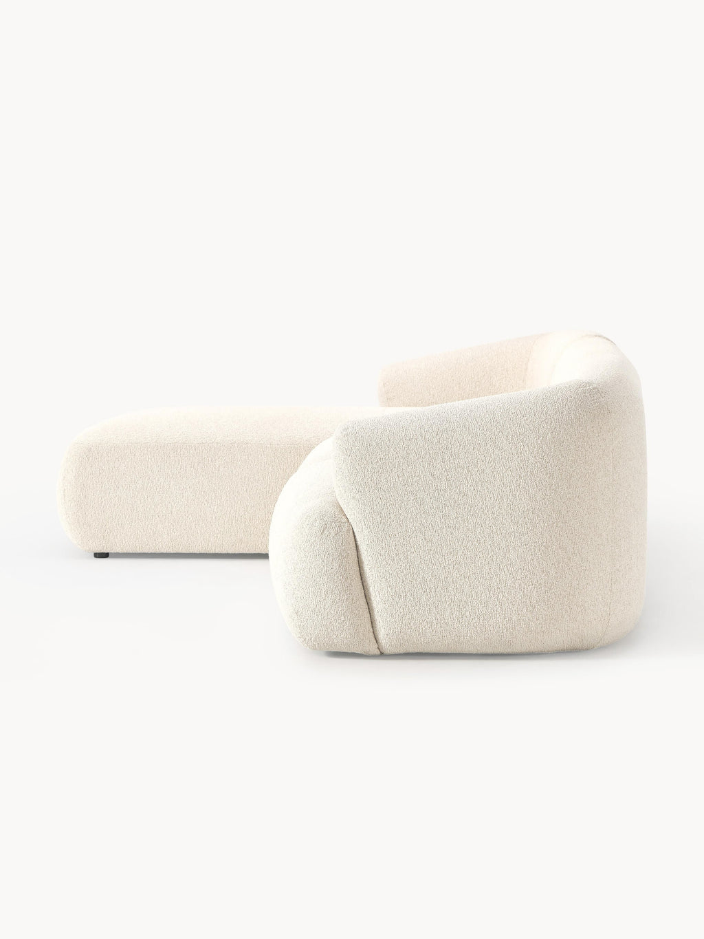 Modulares Bouclé-Ecksofa Sofia (3-Sitzer)