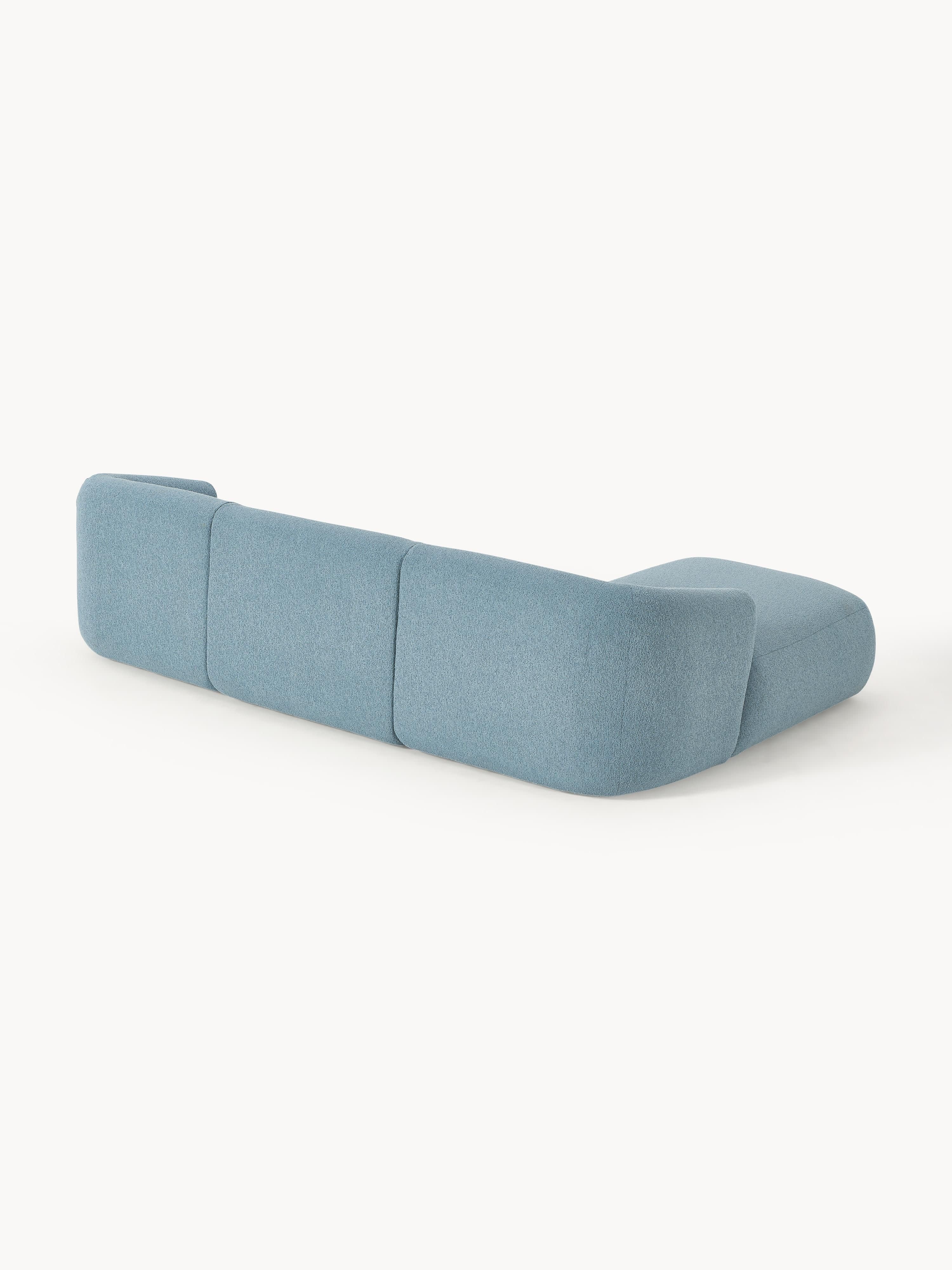 Modulares Bouclé-Ecksofa Sofia (3-Sitzer)