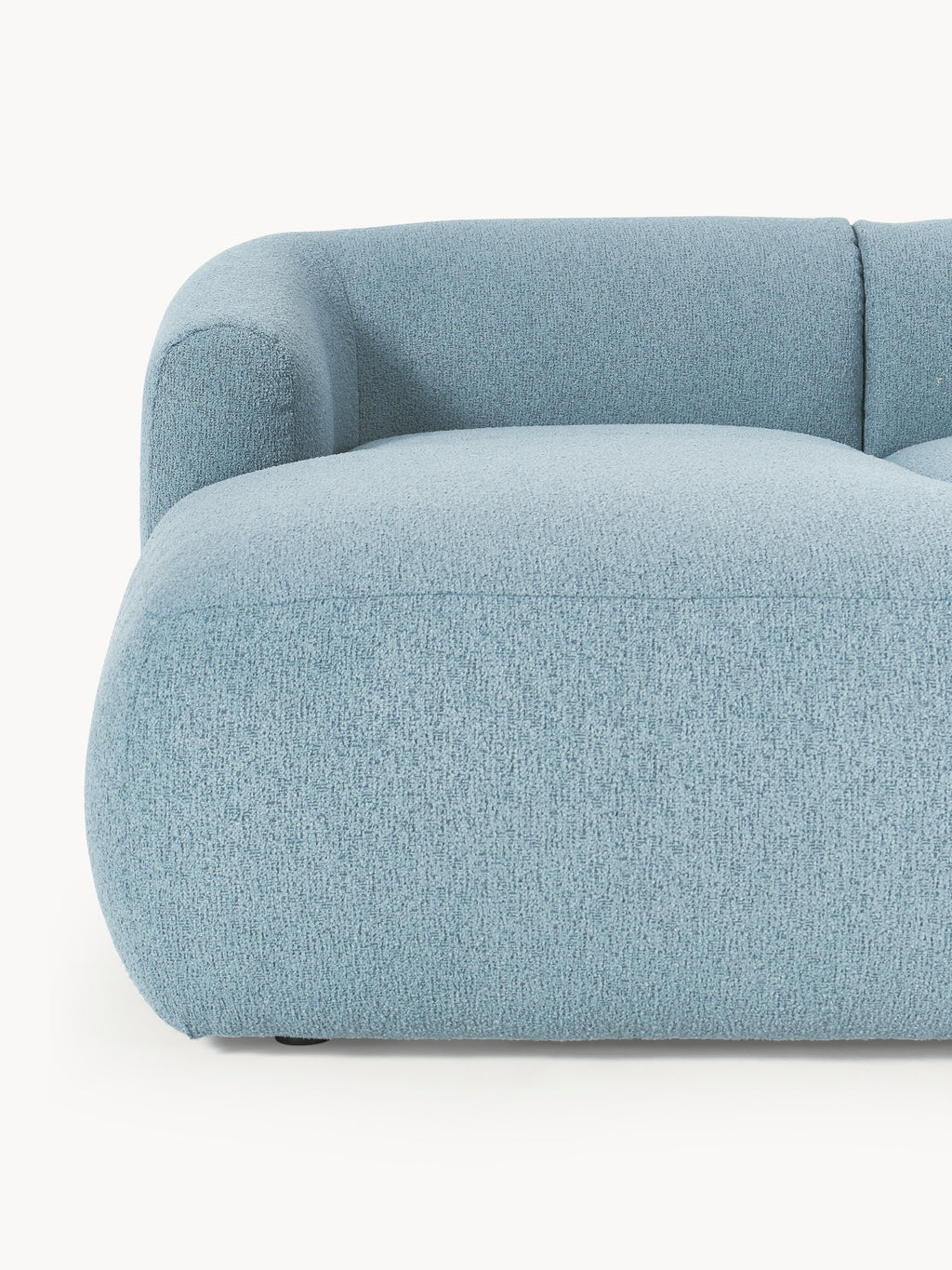 Modulares Bouclé-Ecksofa Sofia (3-Sitzer)
