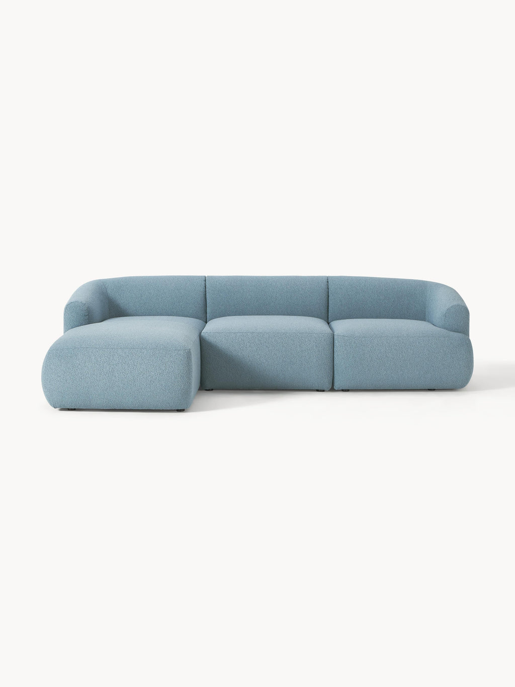 Galeriebild 1 - Modulares Bouclé-Ecksofa Sofia (3-Sitzer)