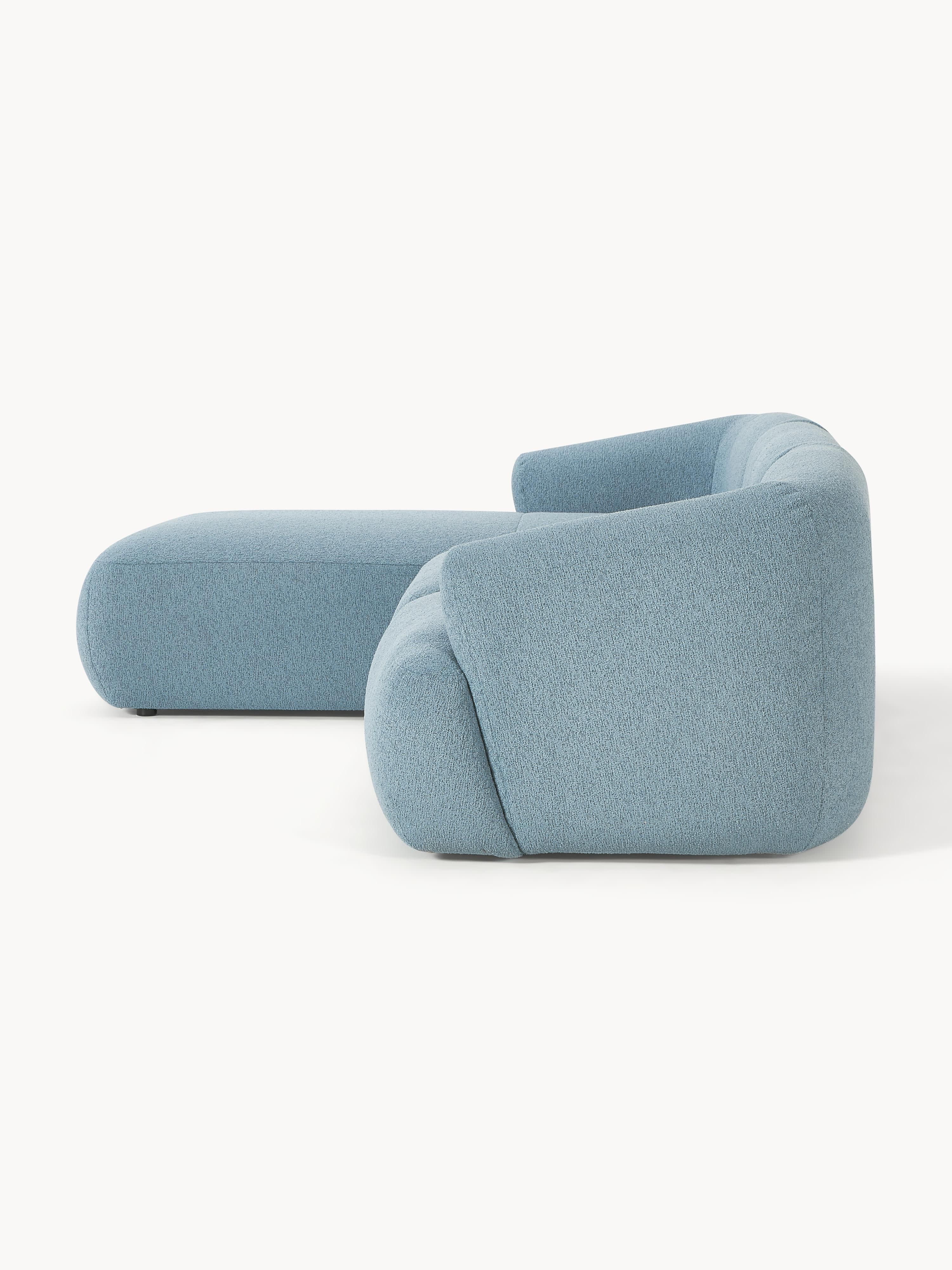 Modulares Bouclé-Ecksofa Sofia (3-Sitzer)