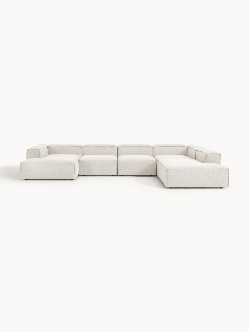 Modulares XL Sofa Lennon aus Bouclé