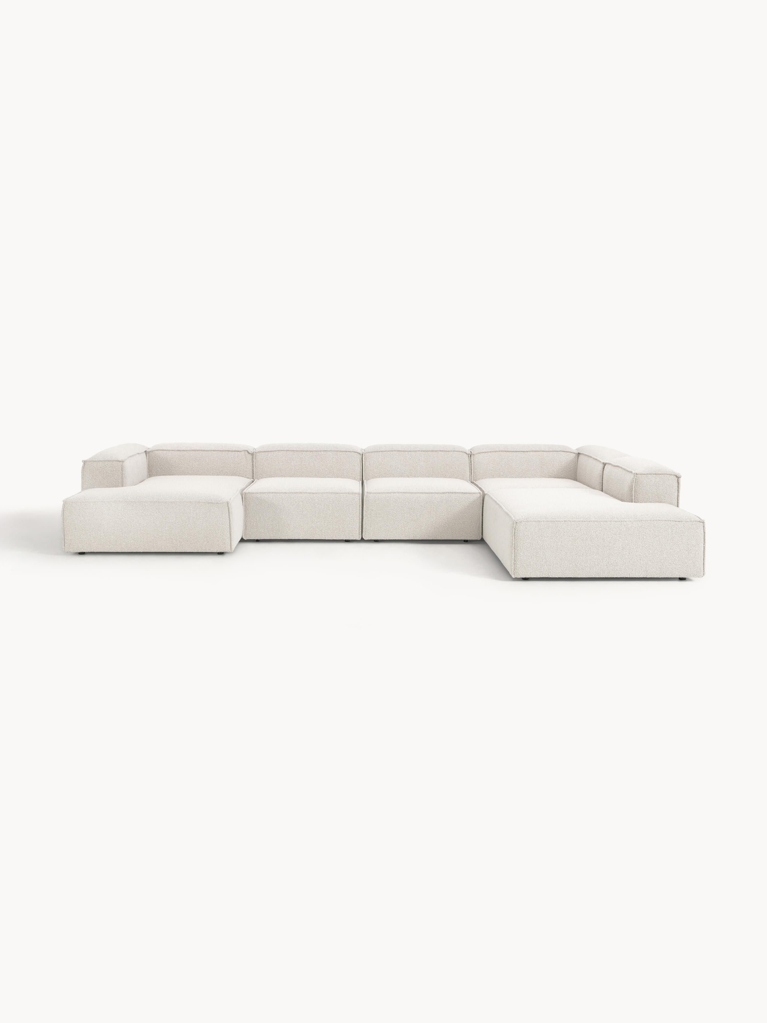 Modulares XL Sofa Lennon aus Bouclé