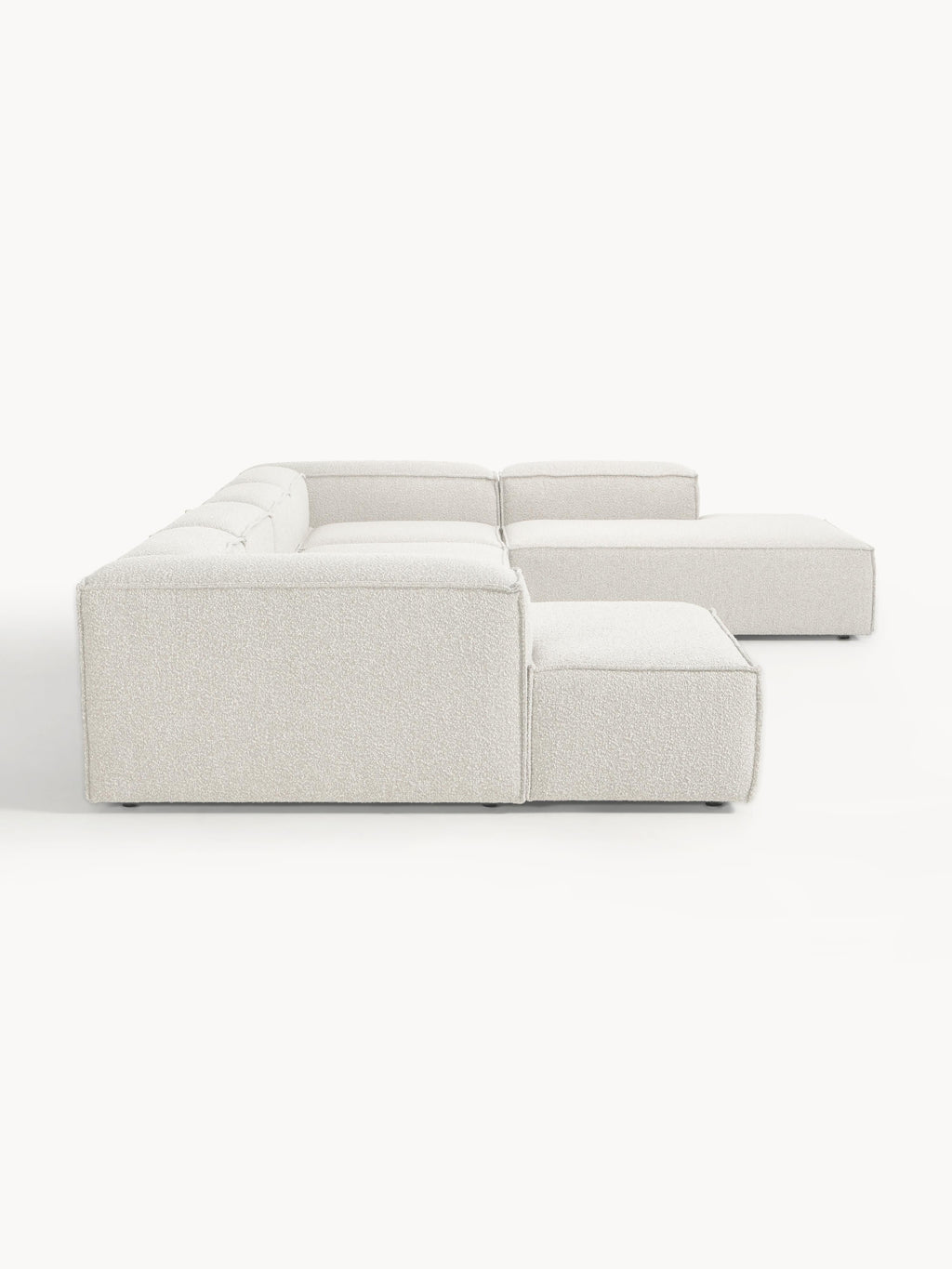 Modulares XL Sofa Lennon aus Bouclé