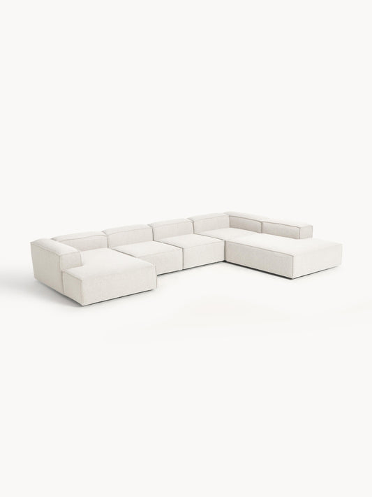 Galeriebild 1 - Modulares XL Sofa Lennon aus Bouclé