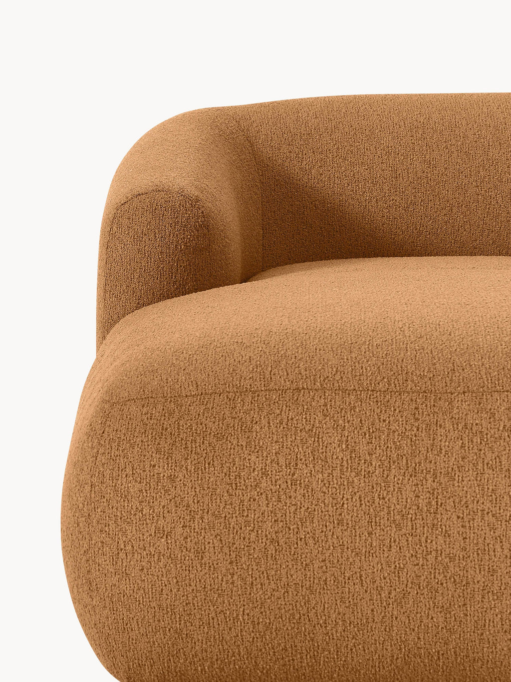 Bouclé-Chaise-Eckmodul Sofia