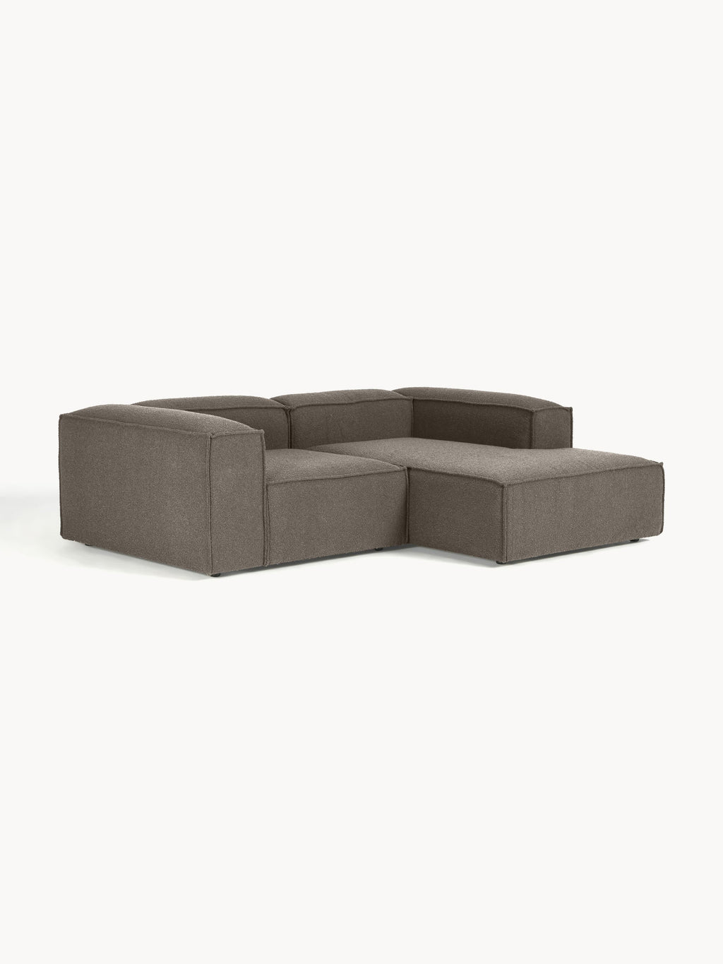 Modulares Bouclé-Ecksofa Lennon (2-Sitzer)