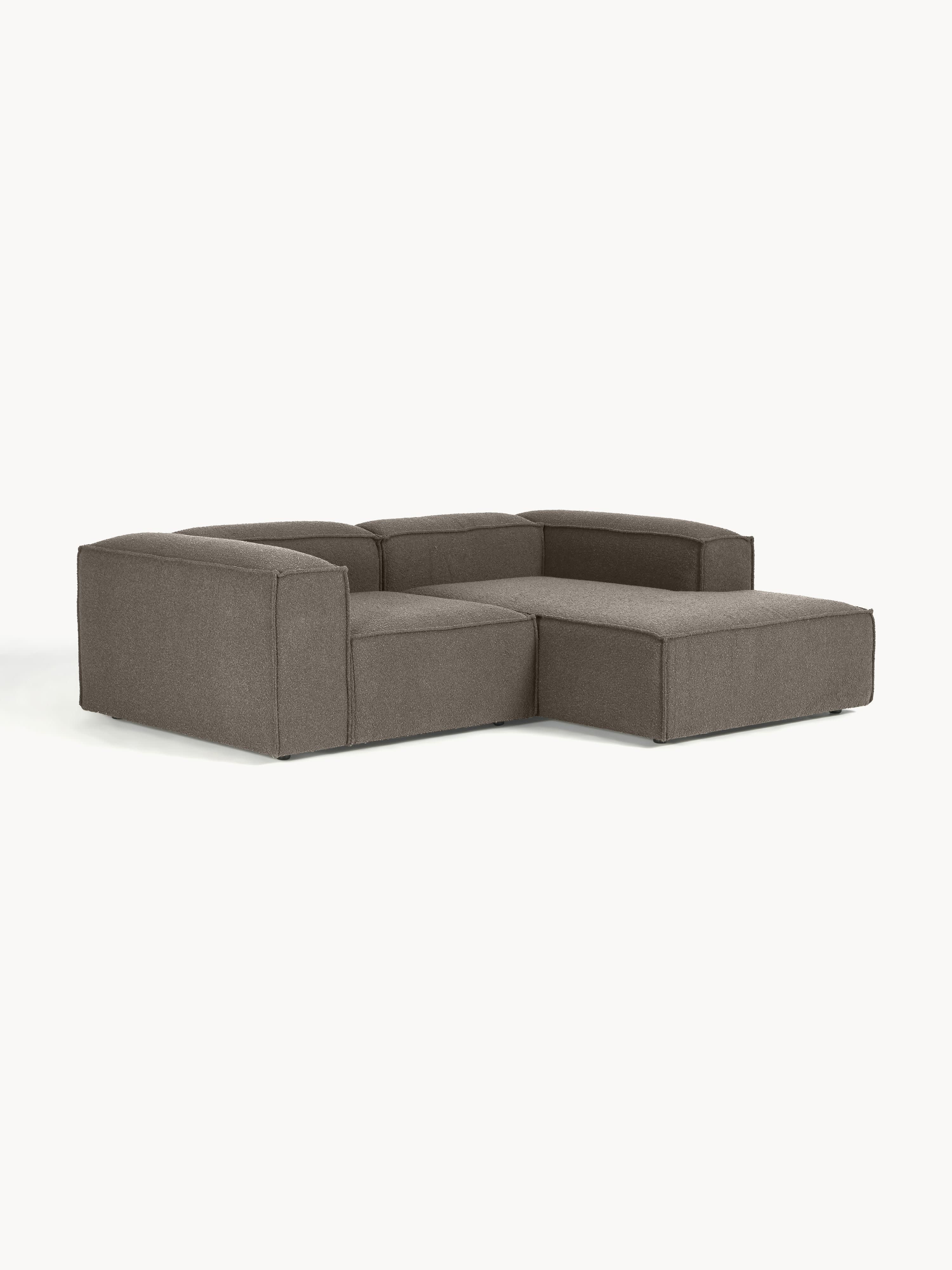 Modulares Bouclé-Ecksofa Lennon (2-Sitzer)
