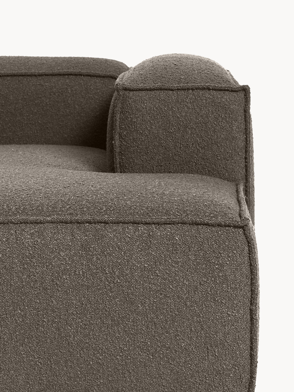 Modulares Bouclé-Ecksofa Lennon (2-Sitzer)