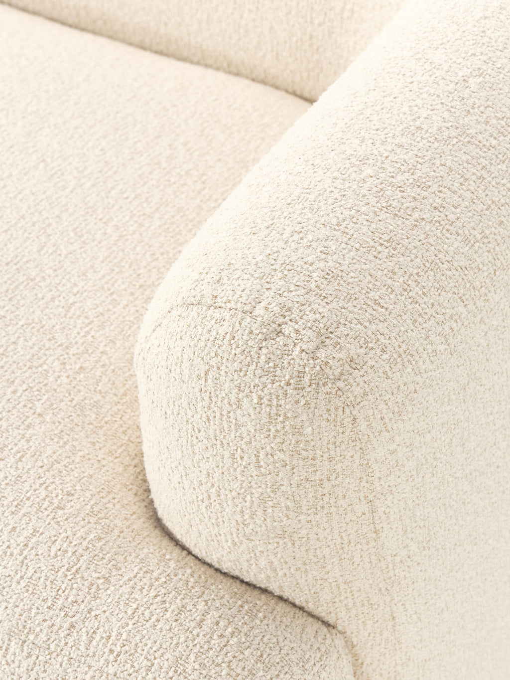 Modulares Bouclé-Sofa Sofia (3-Sitzer)