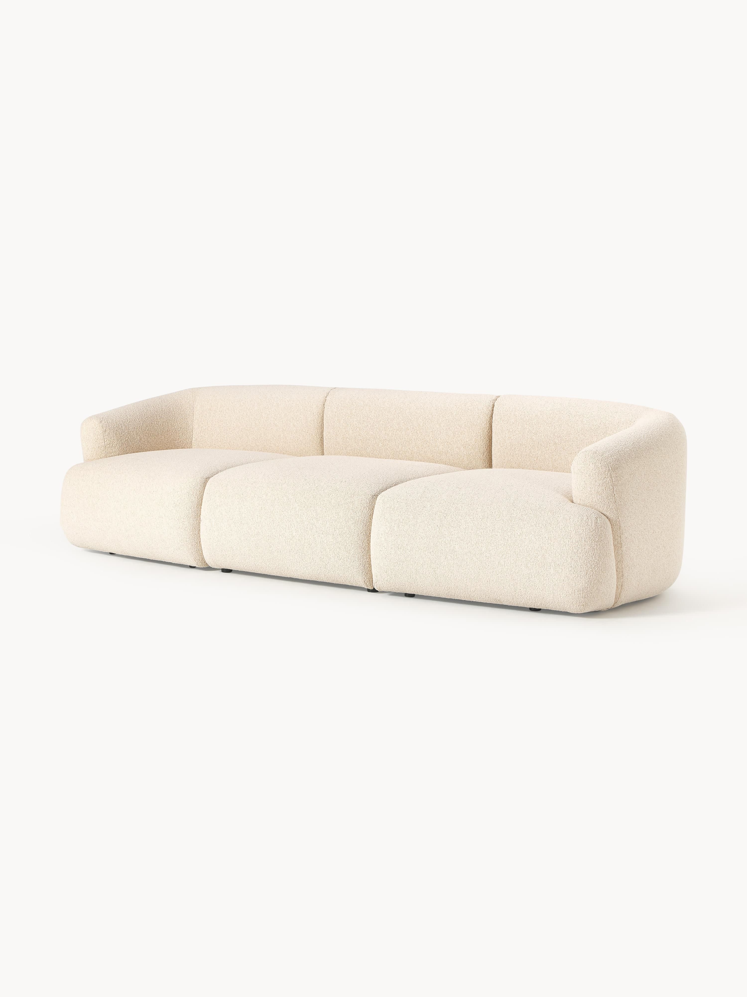 Modulares Bouclé-Sofa Sofia (3-Sitzer)