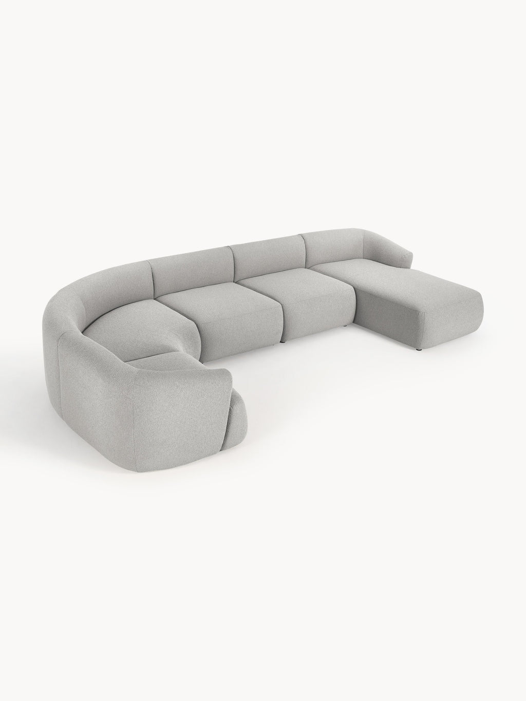 Galeriebild 1 - Modulares Bouclé-XL-Sofa Sofia