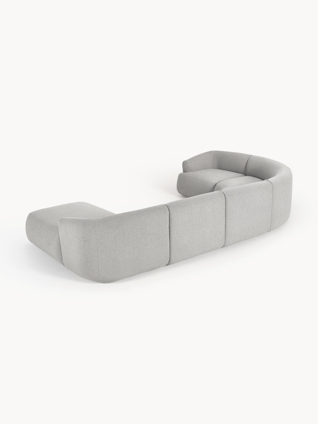 Modulares Bouclé-XL-Sofa Sofia