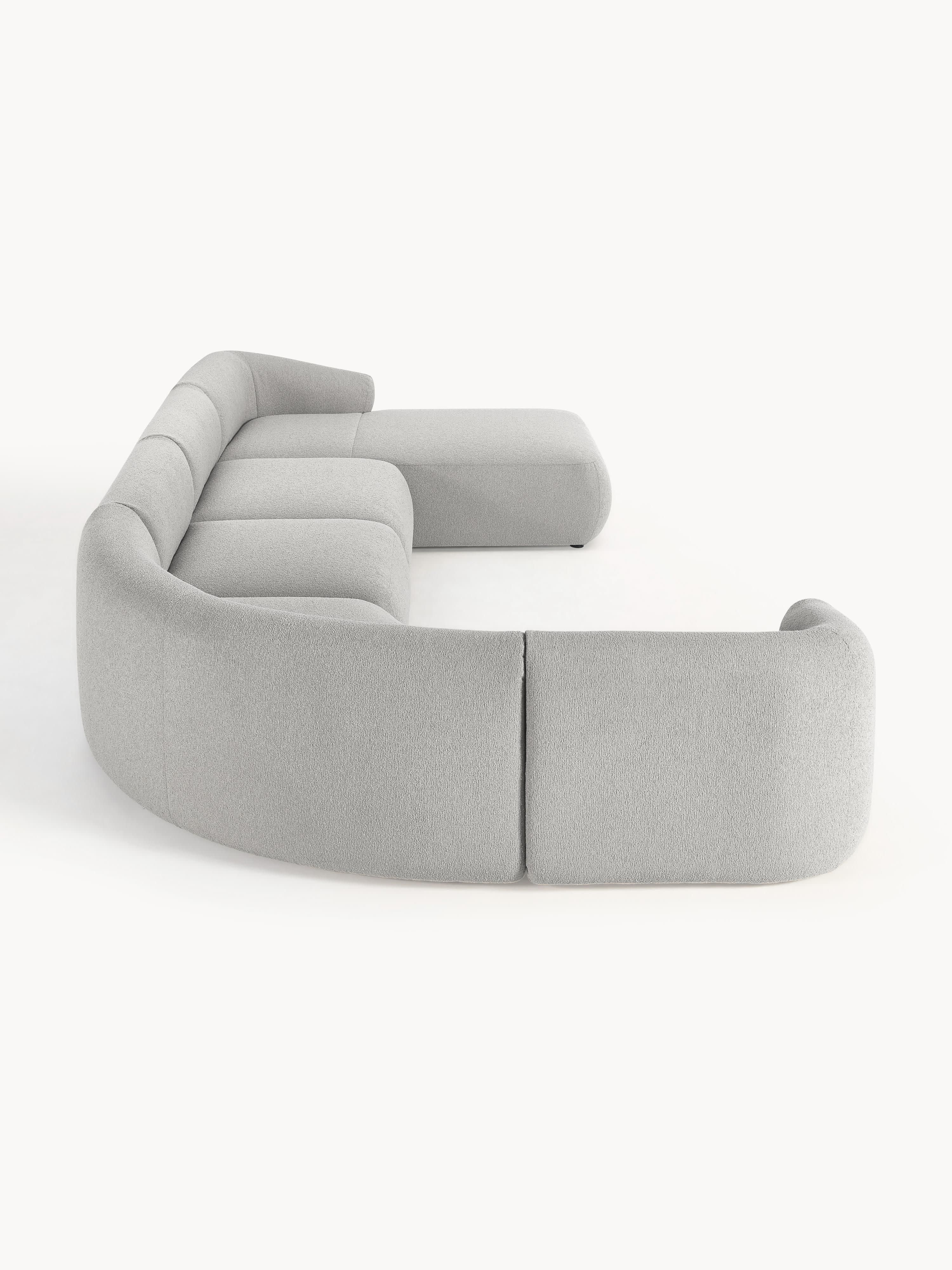 Modulares Bouclé-XL-Sofa Sofia