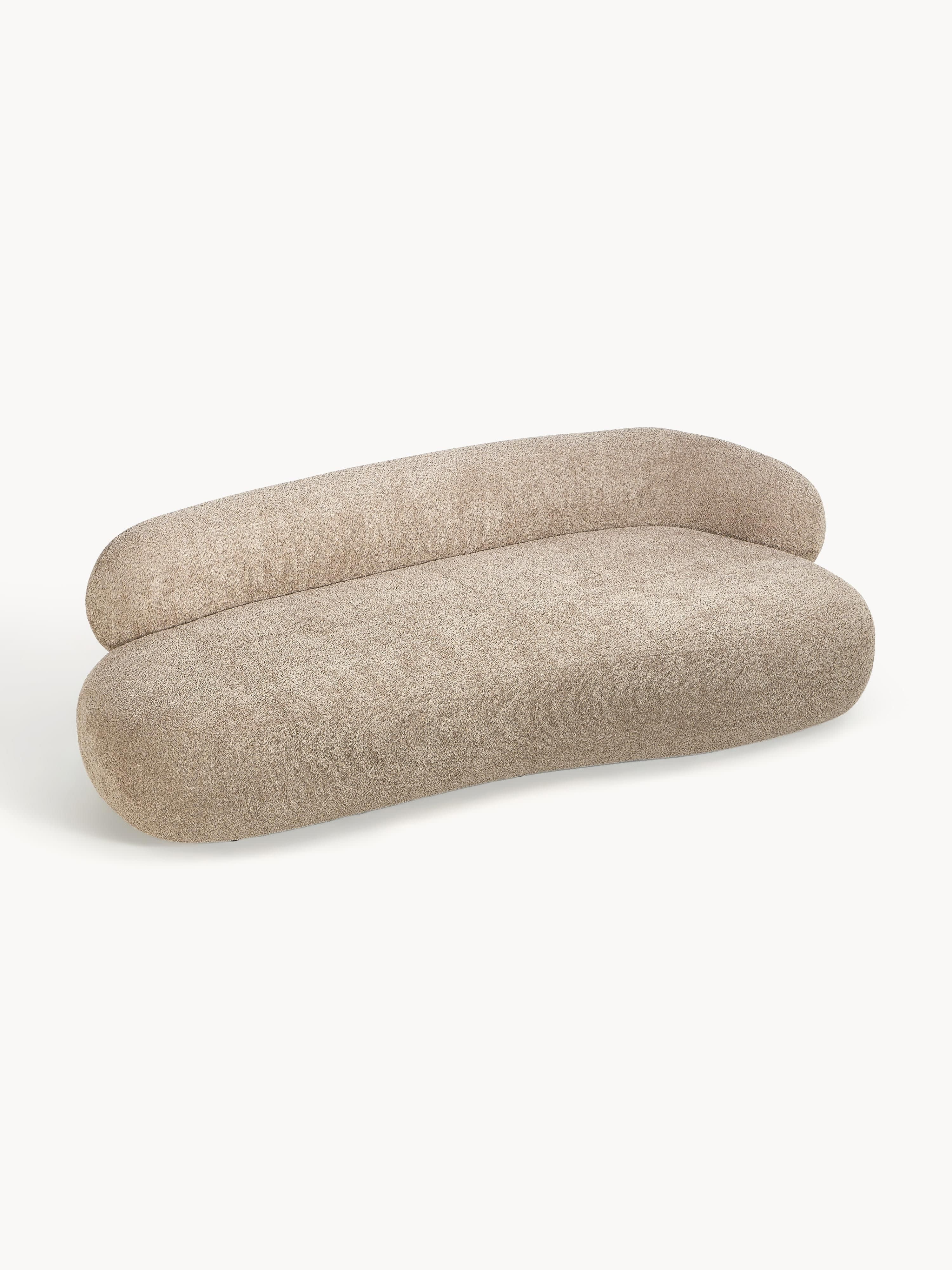 Sofa Alba (3-Sitzer) aus Teddy-Bouclé
