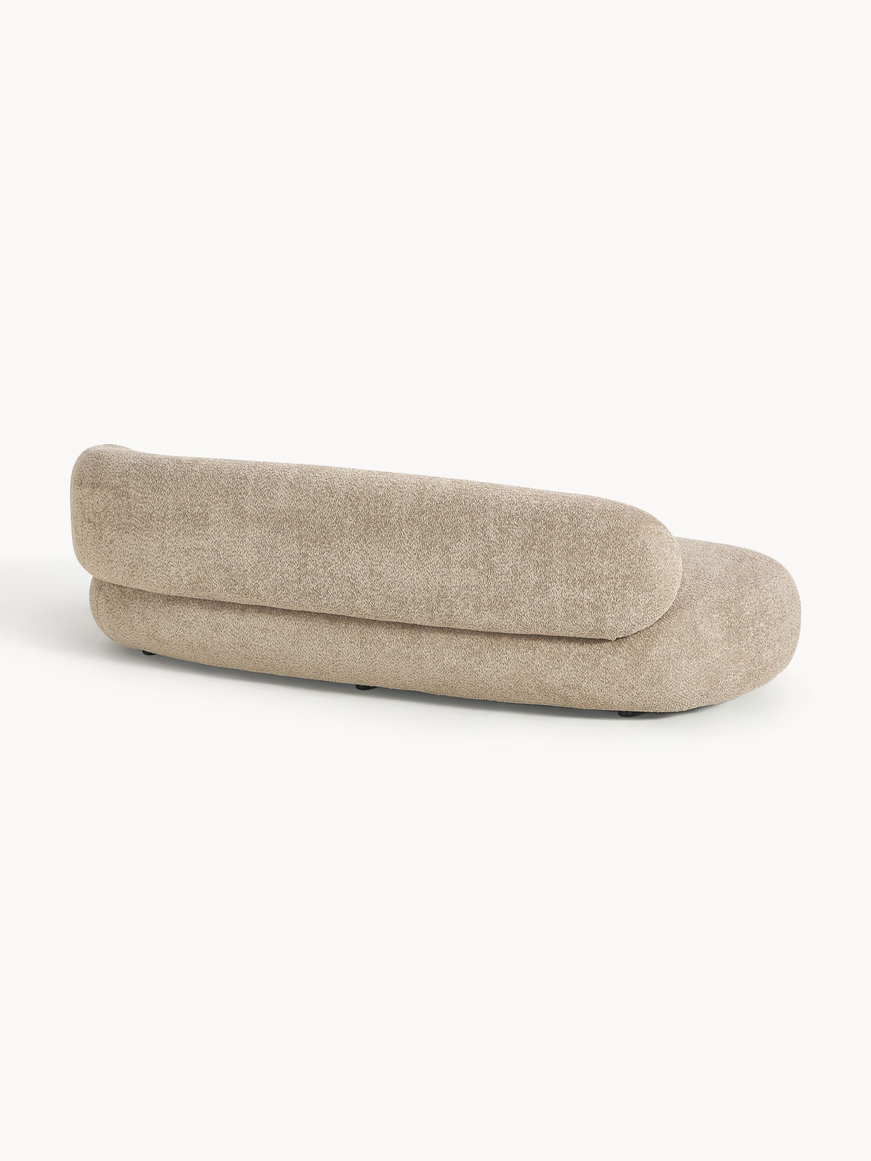 Sofa Alba (3-Sitzer) aus Teddy-Bouclé