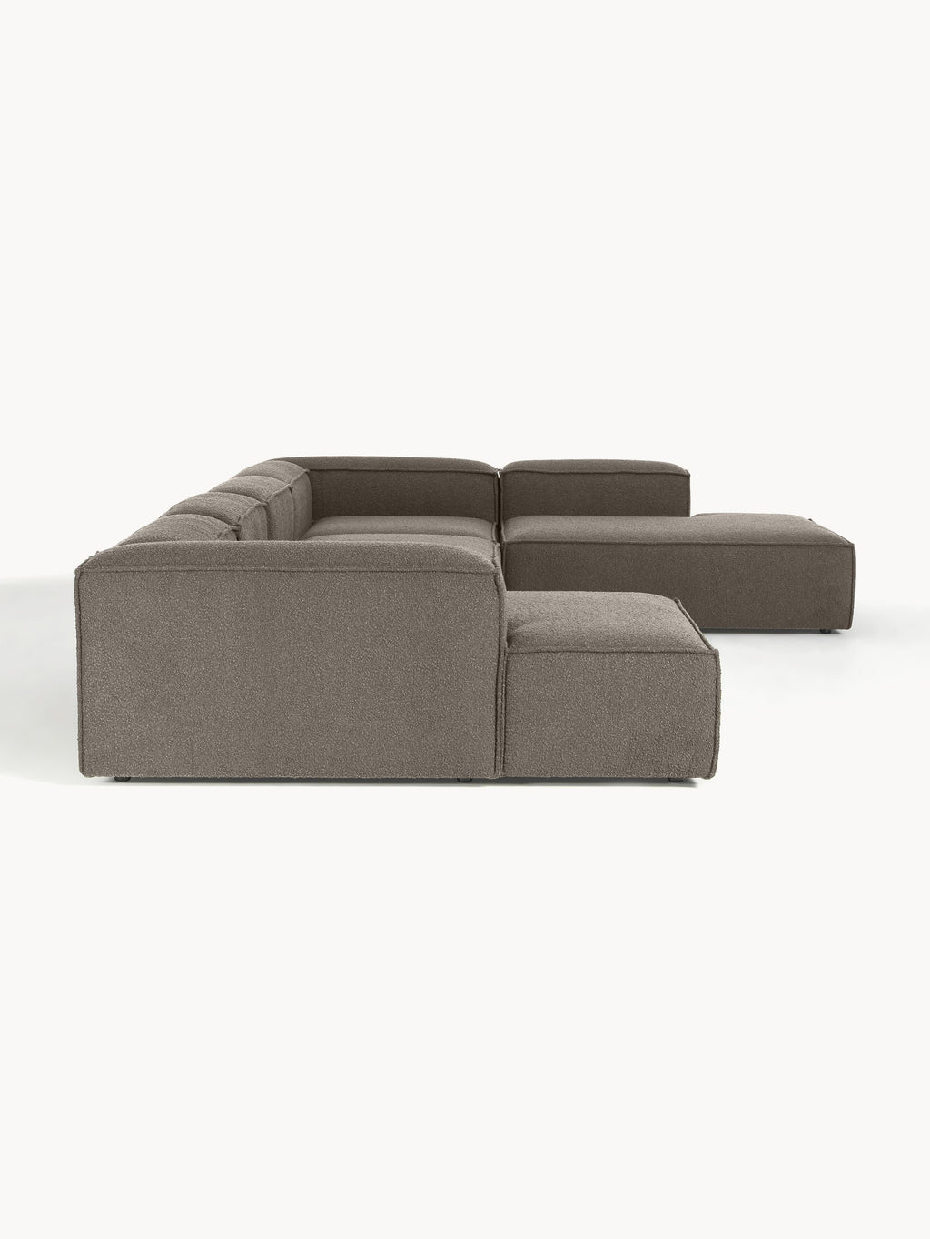 Modulares XL Sofa Lennon aus Bouclé
