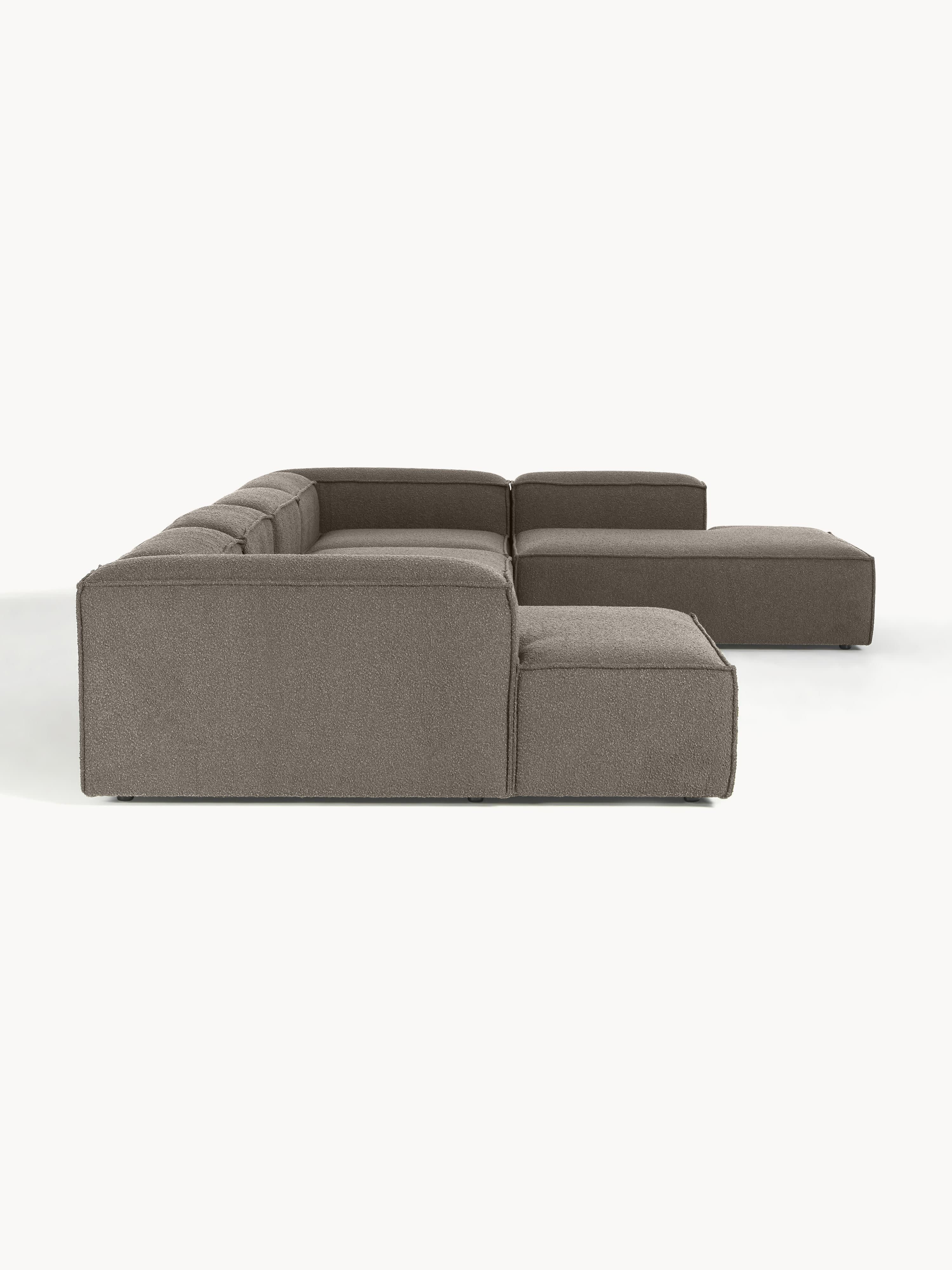 Modulares XL Sofa Lennon aus Bouclé