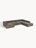 Galeriebild 1 - Modulares XL Sofa Lennon aus Bouclé