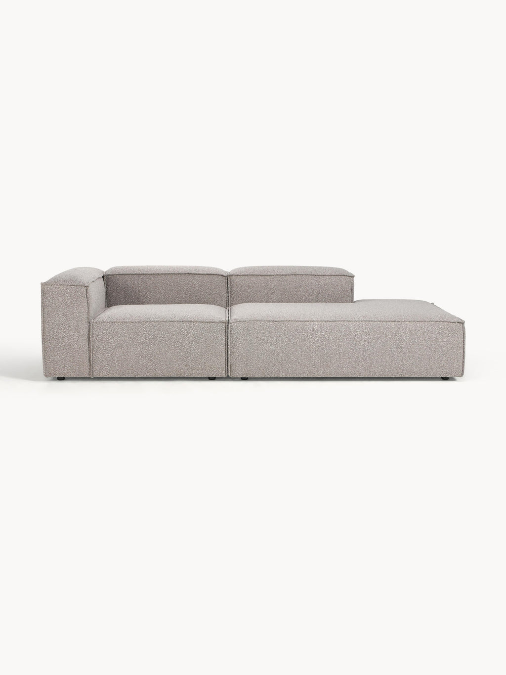 Galeriebild 1 - Modulare Ottomane Lennon aus Bouclé