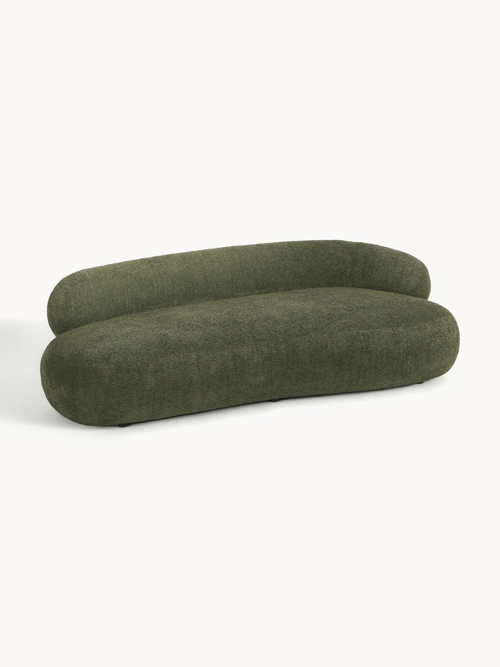 Sofa Alba (3-Sitzer) aus Teddy-Bouclé