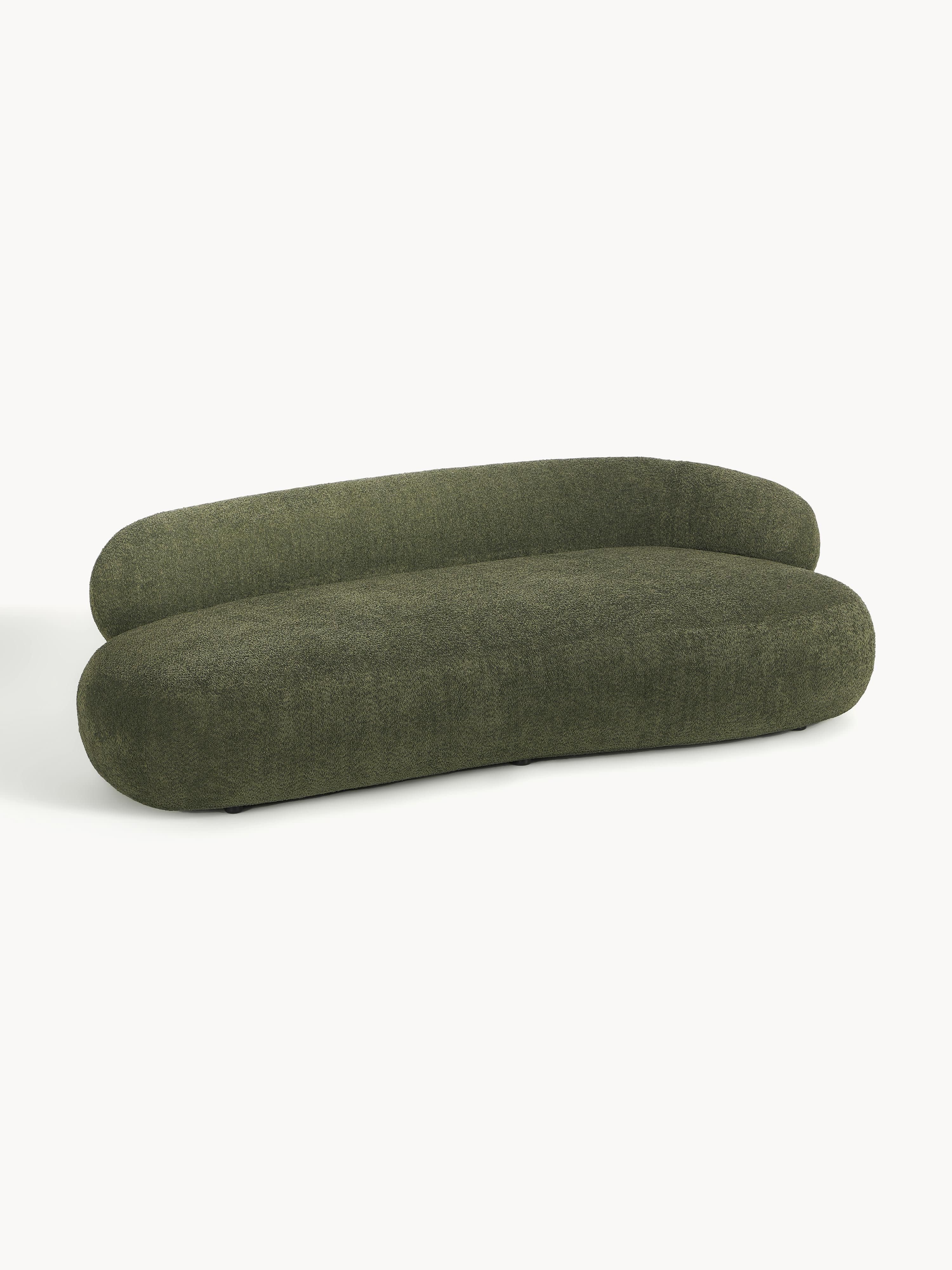 Sofa Alba (3-Sitzer) aus Teddy-Bouclé