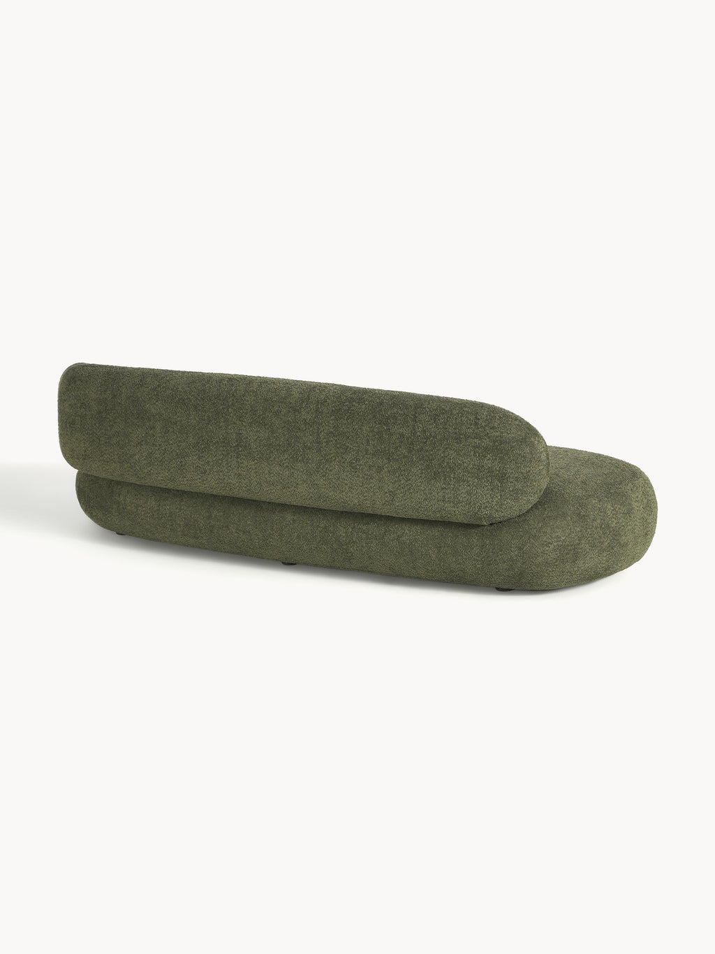 Sofa Alba (3-Sitzer) aus Teddy-Bouclé