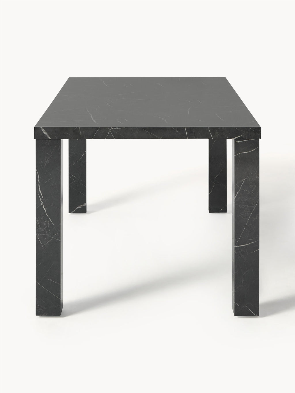 Esstisch Carl in Marmor-Optik, 180 x 90 cm