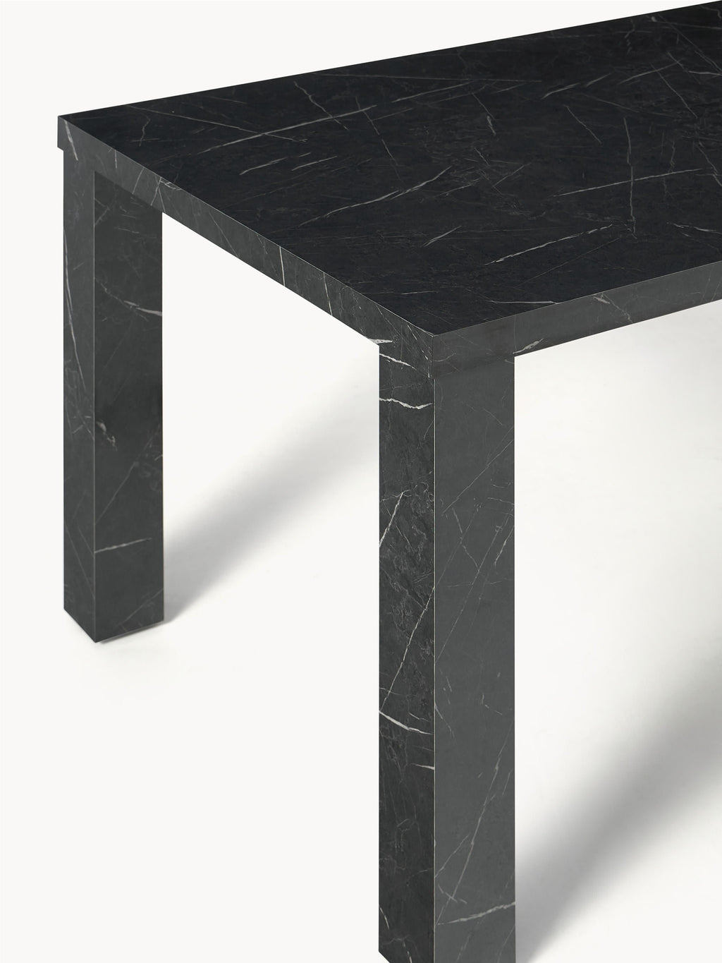 Esstisch Carl in Marmor-Optik, 180 x 90 cm