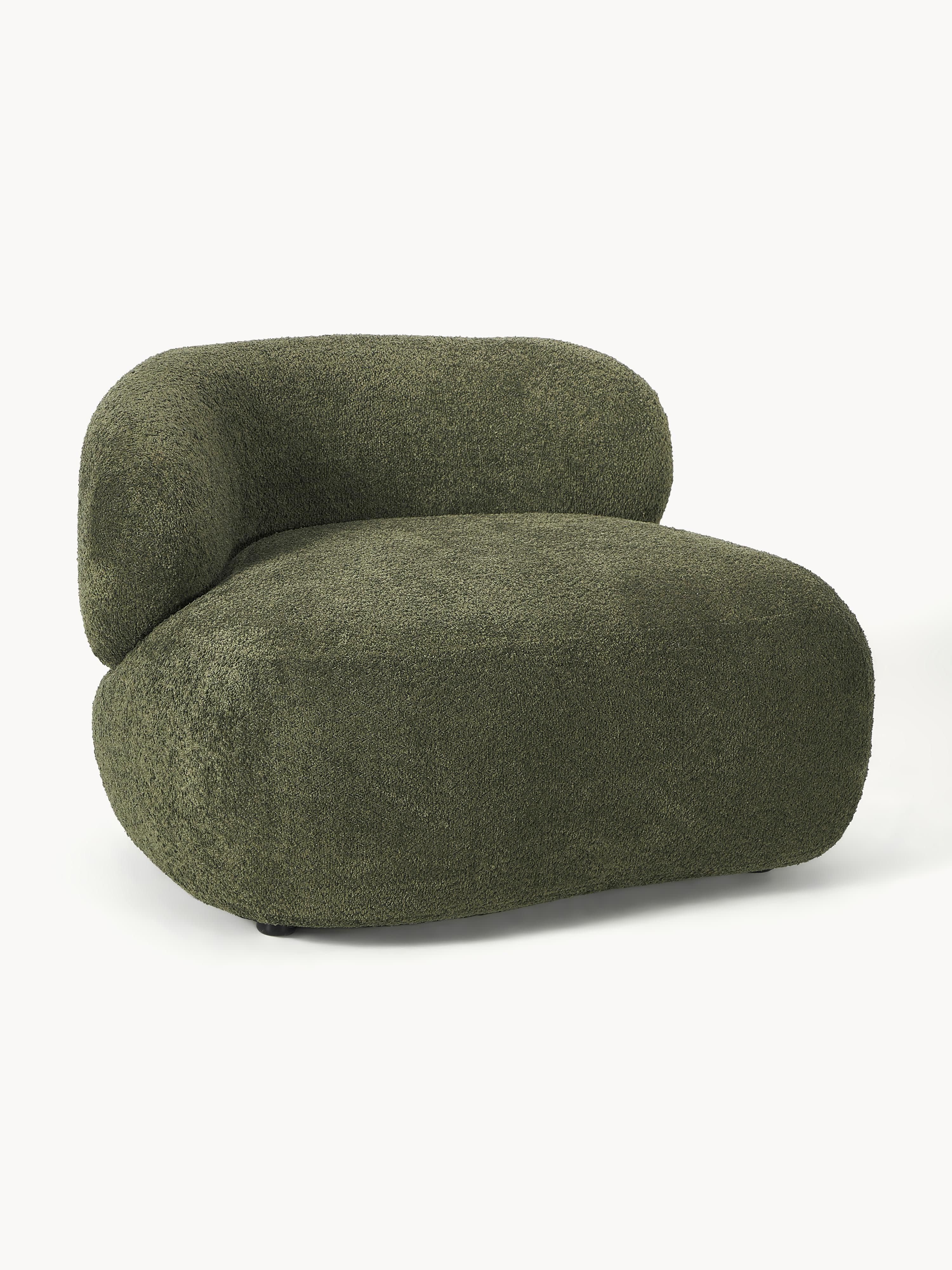 Galeriebild 1 - Loungesessel Alba aus Teddy-Bouclé