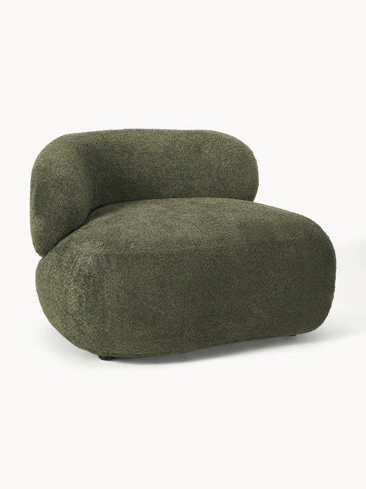 Galeriebild 1 - Loungesessel Alba aus Teddy-Bouclé