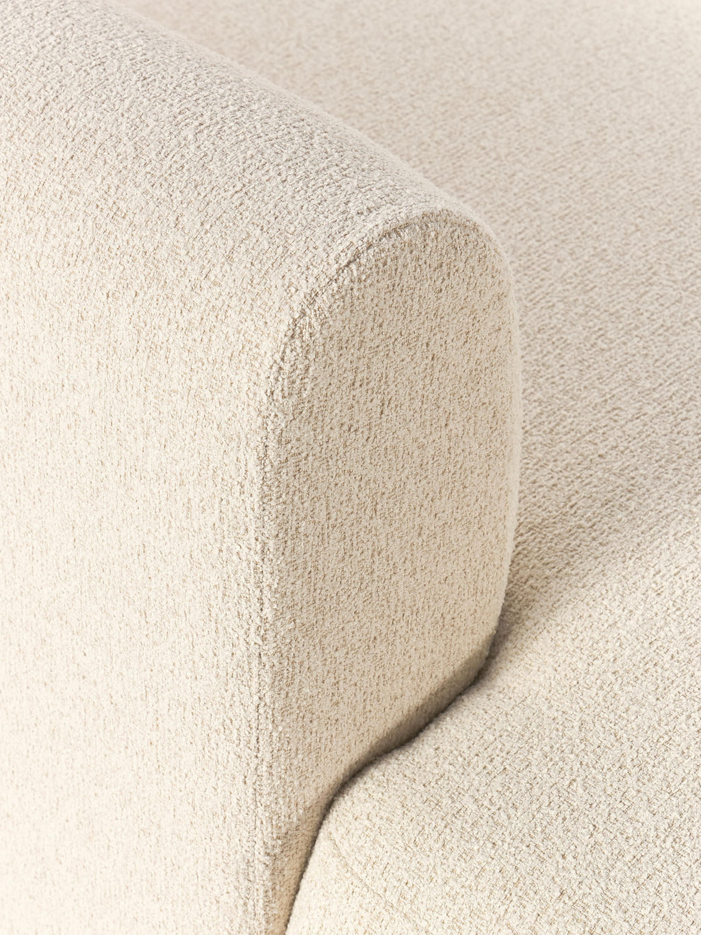 Modulares Bouclé-Ecksofa Sofia (3-Sitzer)