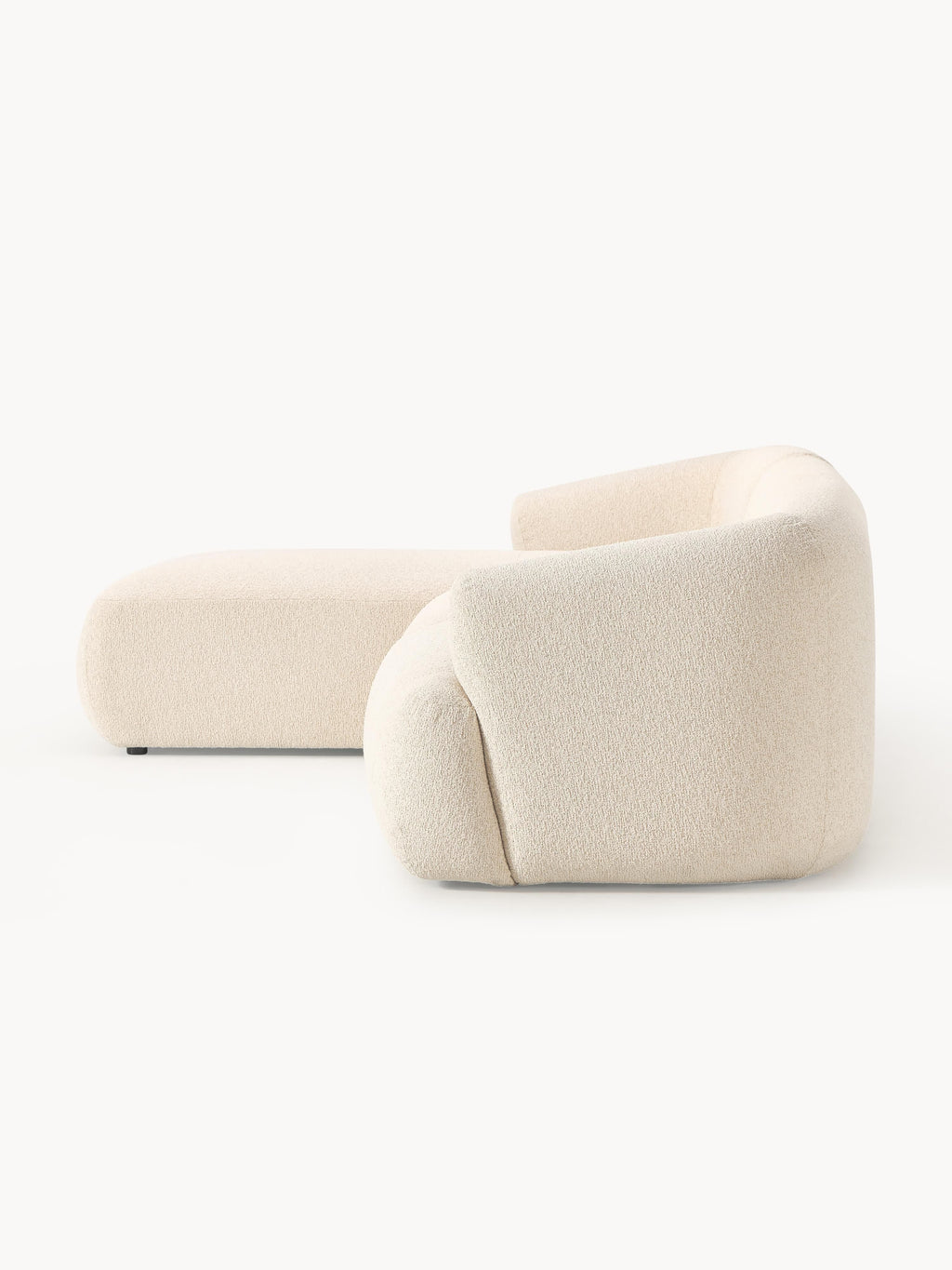 Modulares Bouclé-Ecksofa Sofia (3-Sitzer)