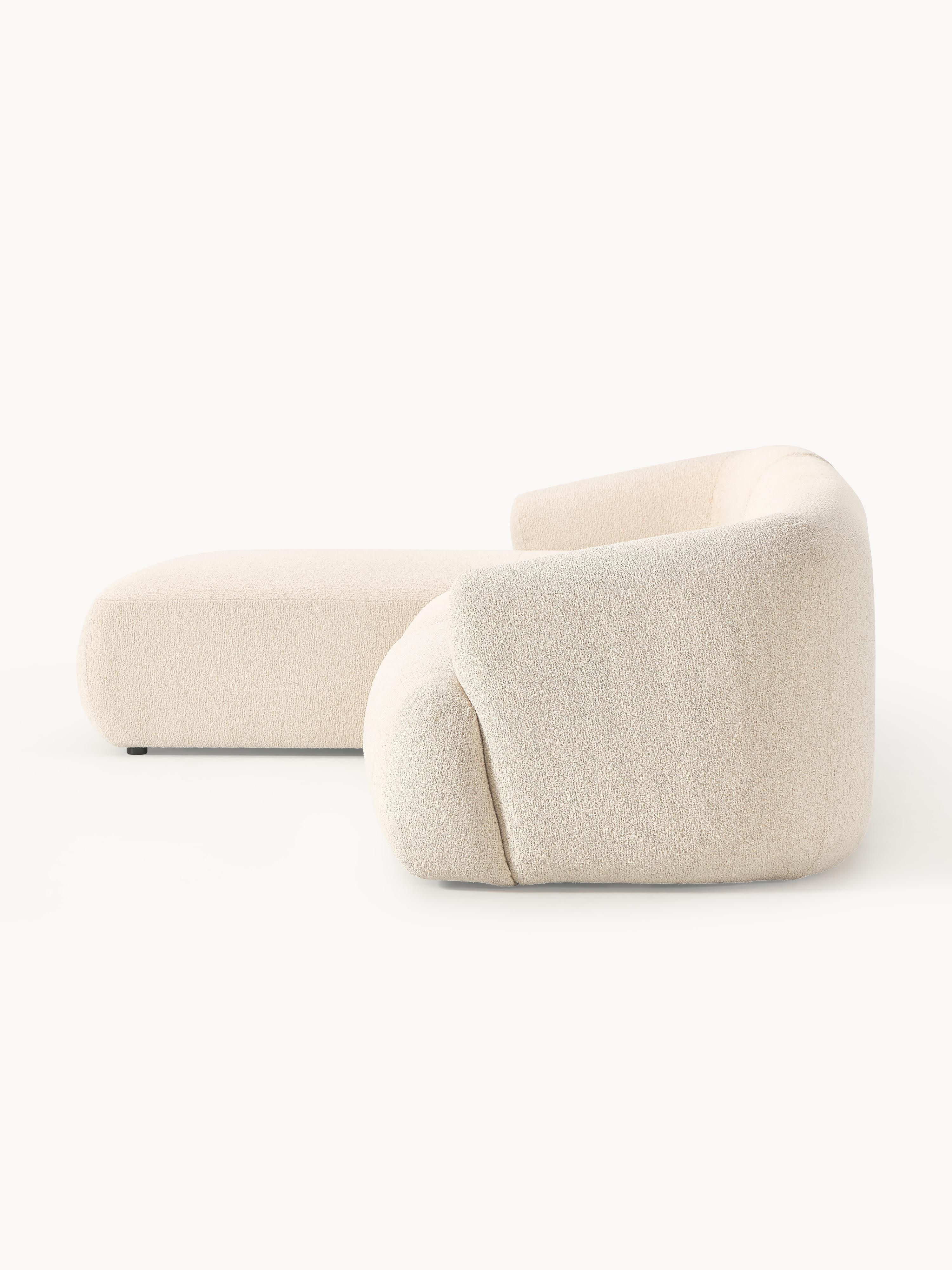 Modulares Bouclé-Ecksofa Sofia (3-Sitzer)