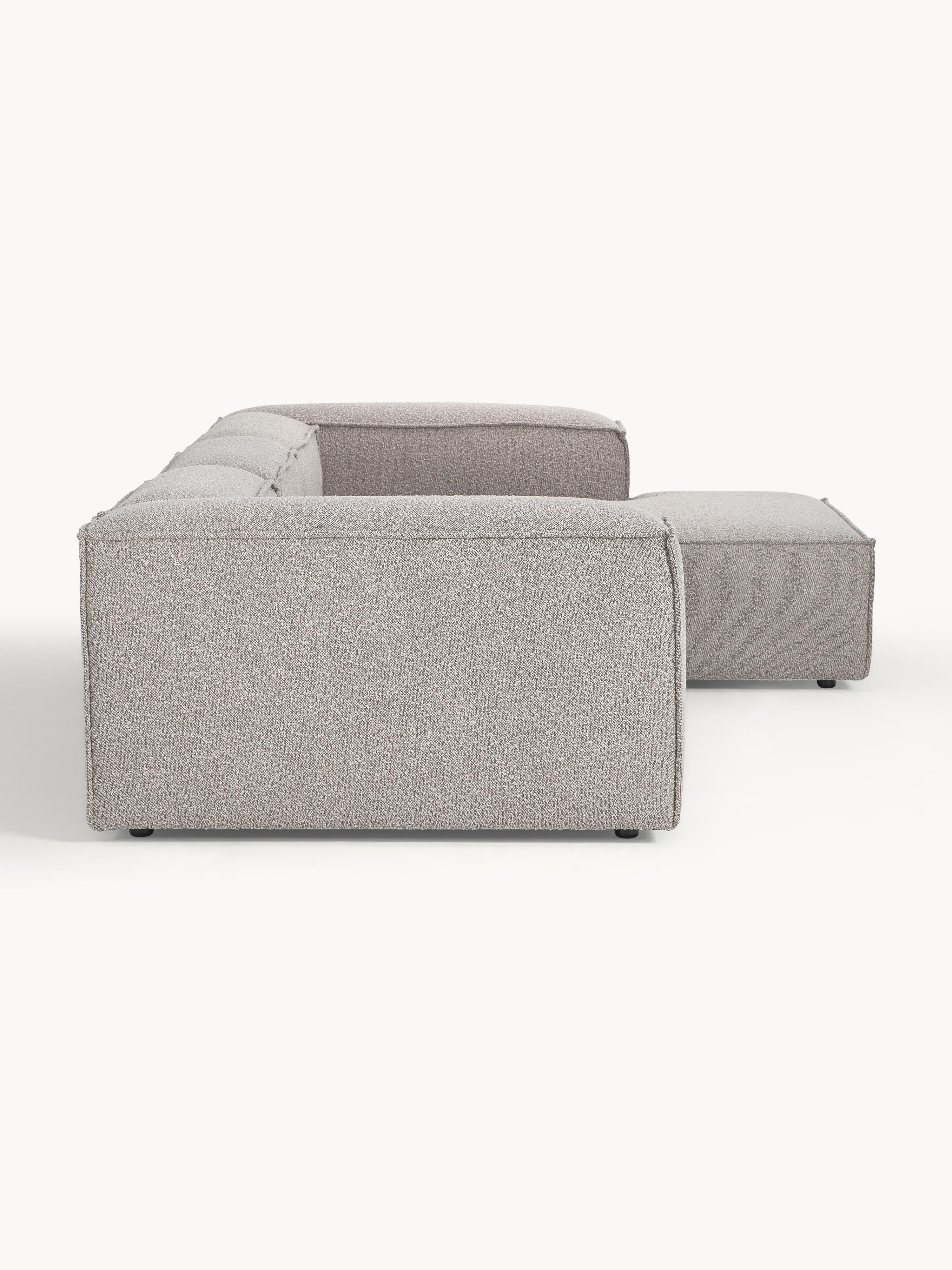 Modulares Bouclé-Ecksofa Lennon (4-Sitzer)
