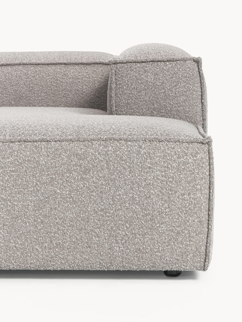 Modulares Bouclé-Ecksofa Lennon (4-Sitzer)