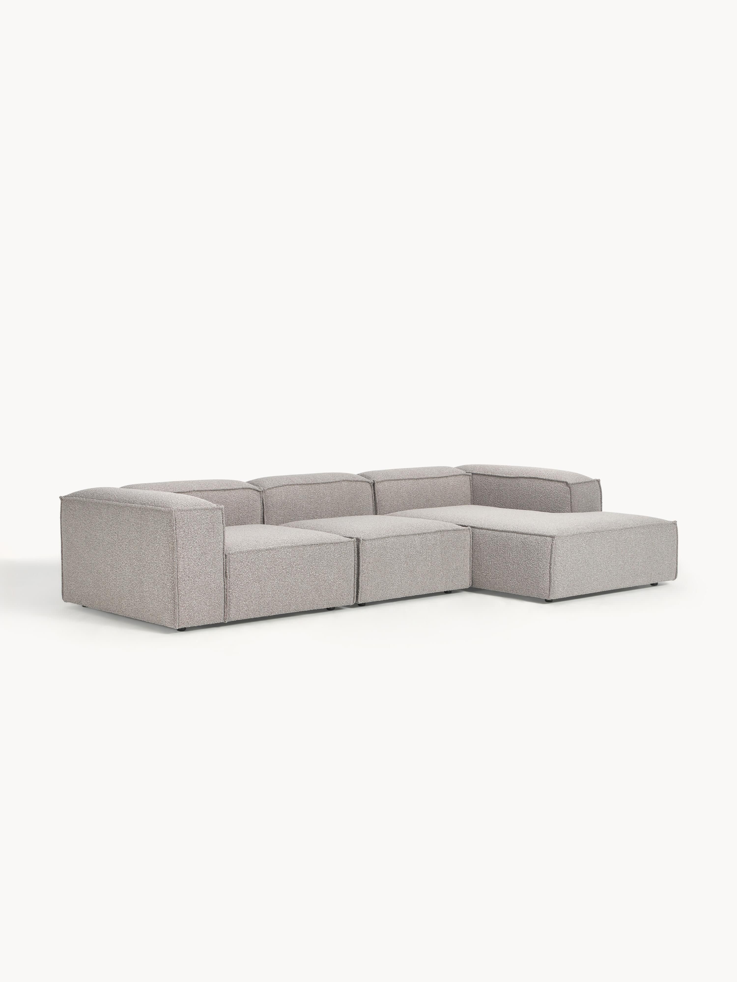 Modulares Bouclé-Ecksofa Lennon (4-Sitzer)