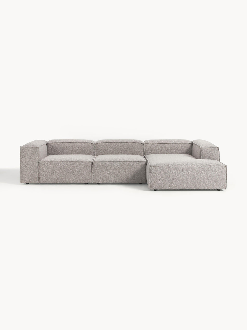 Galeriebild 1 - Modulares Bouclé-Ecksofa Lennon (4-Sitzer)