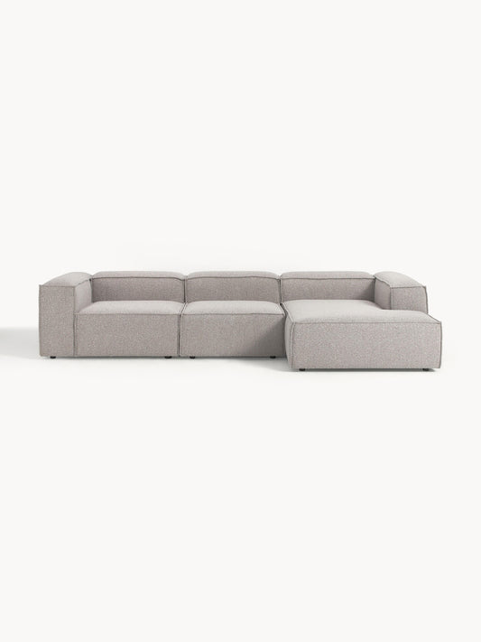 Galeriebild 1 - Modulares Bouclé-Ecksofa Lennon (4-Sitzer)